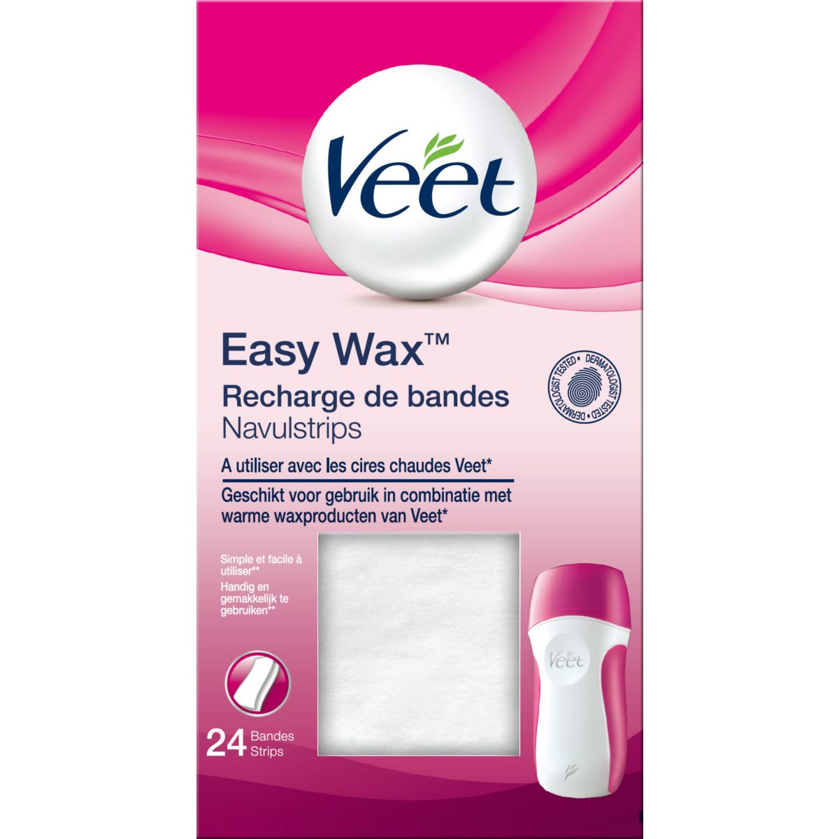 Accessoire VEET Recharge Bandes EasyWax (photo) Accessoire VEET Recharge Bandes EasyWax (photo)