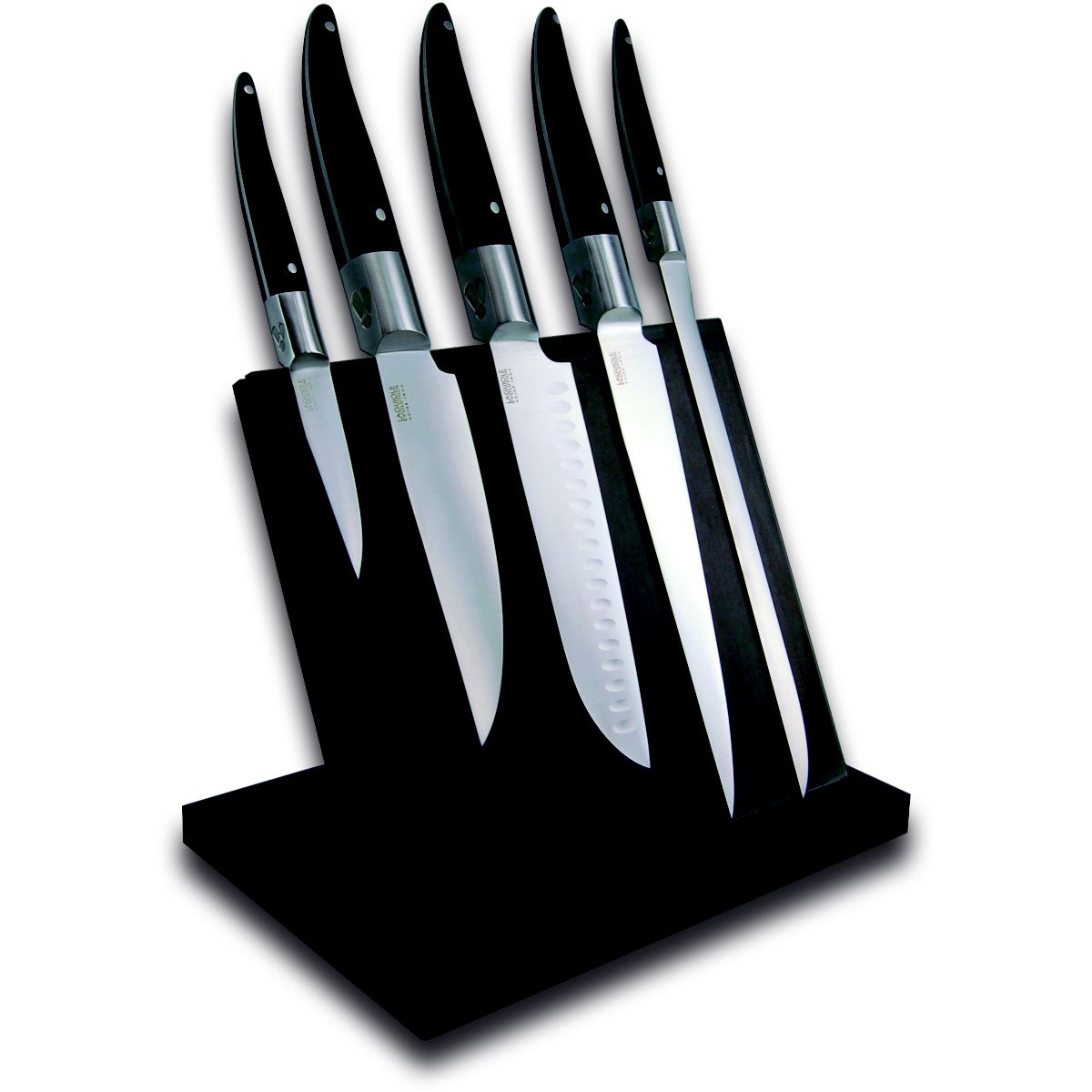 Bloc couteaux LAGUIOLE EXPRESSION 5 couteaux manche bois
