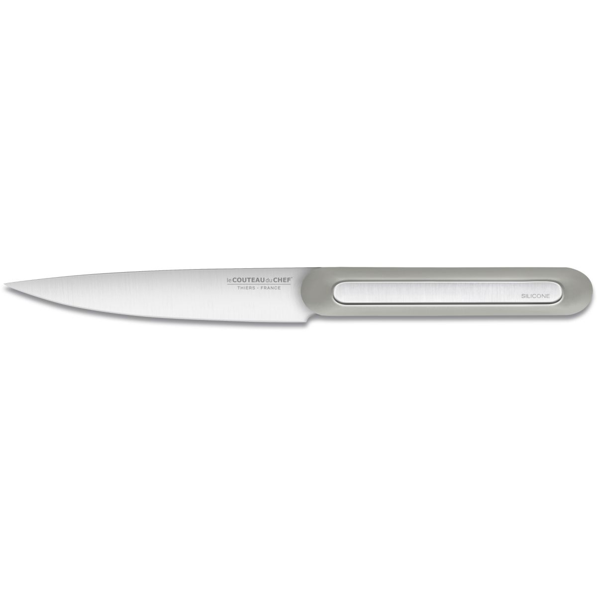 Couteau à viande LE COUTEAU DU CHEF lame acier - manche silicone