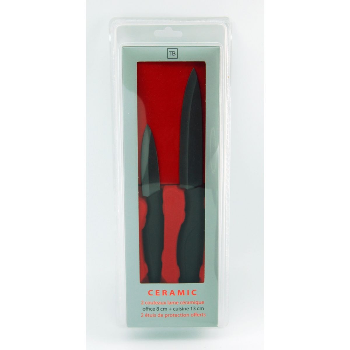 Coffret couteaux TB Céramique Noire TB Office + Cuisine N