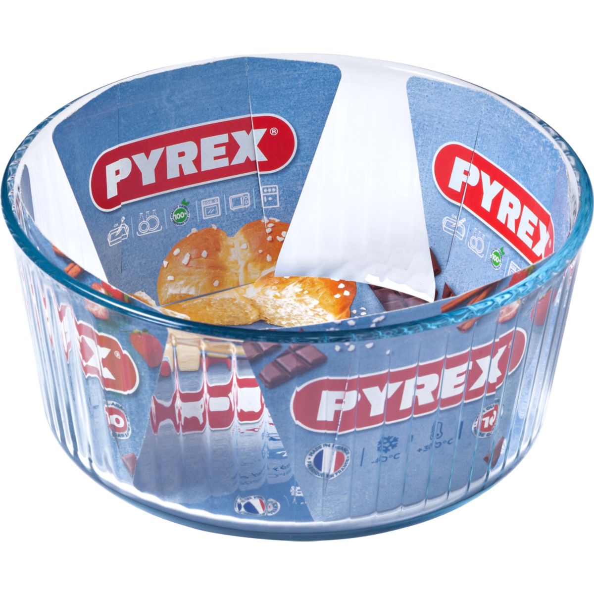 Moule en verre PYREX à soufflé diam 21 cm Classic (photo) Moule en verre PYREX à soufflé diam 21 cm Classic (photo)