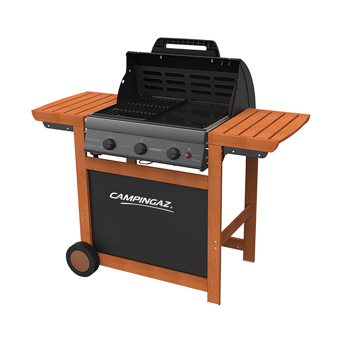 Barbecue gaz CAMPINGAZ Adelaide 3 Woody L (photo) Barbecue gaz CAMPINGAZ Adelaide 3 Woody L (photo)