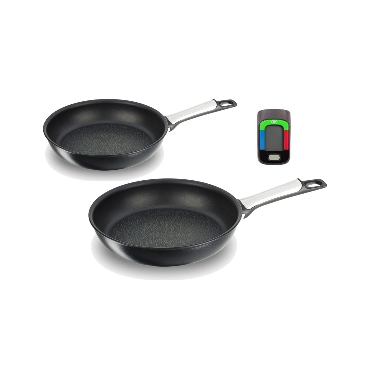 Batterie de cuisine TEFAL Assisteo 2 poêles 22 et 26cm E5559102
