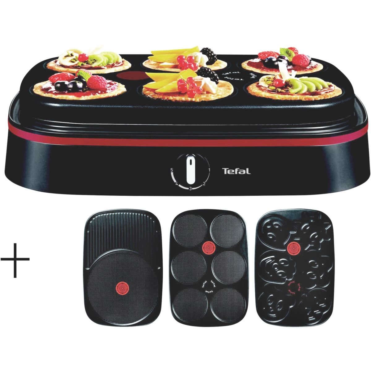 Crêpe party TEFAL PY605814 CREP'PARTY 3 plaques