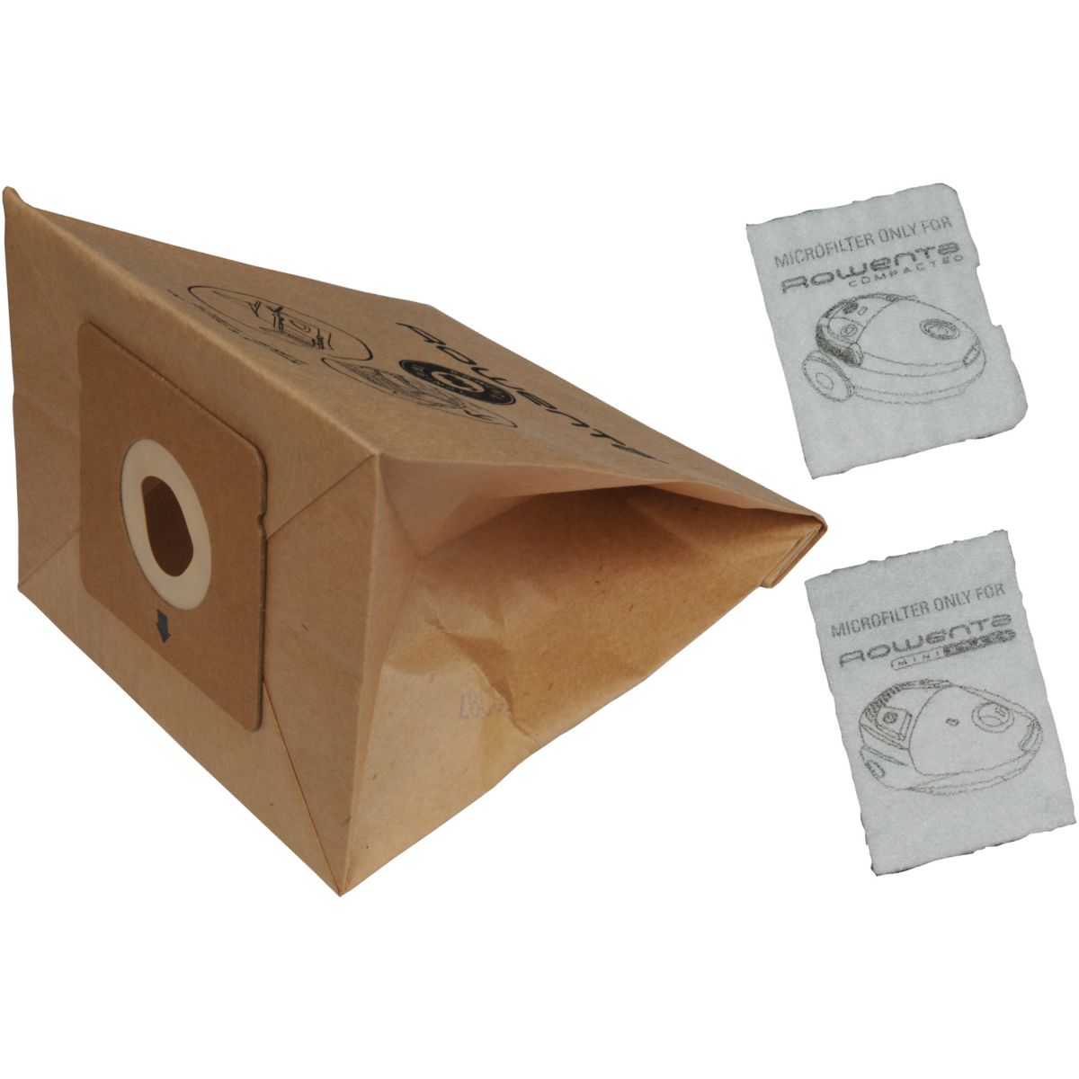 Sac aspirateur MOULINEX 6 Sacs papier +1 Micrfiltre