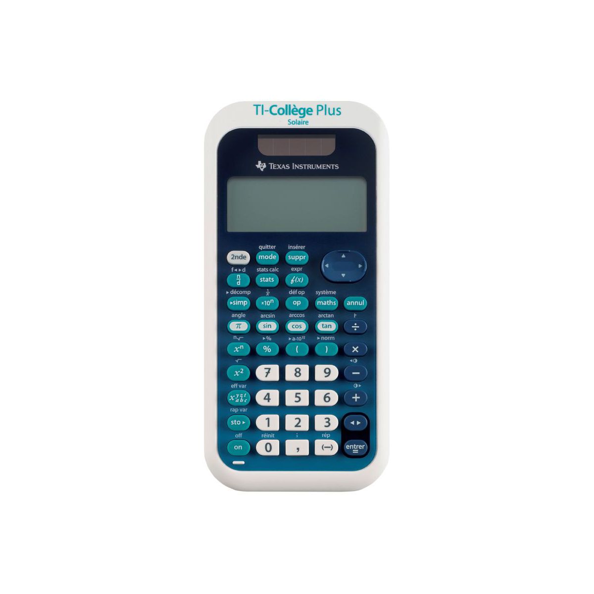 Calculatrice scientifique TEXAS INSTRUMENTS TI-Collège+ solaire (photo) Calculatrice scientifique TEXAS INSTRUMENTS TI-Collège+ solaire (photo)