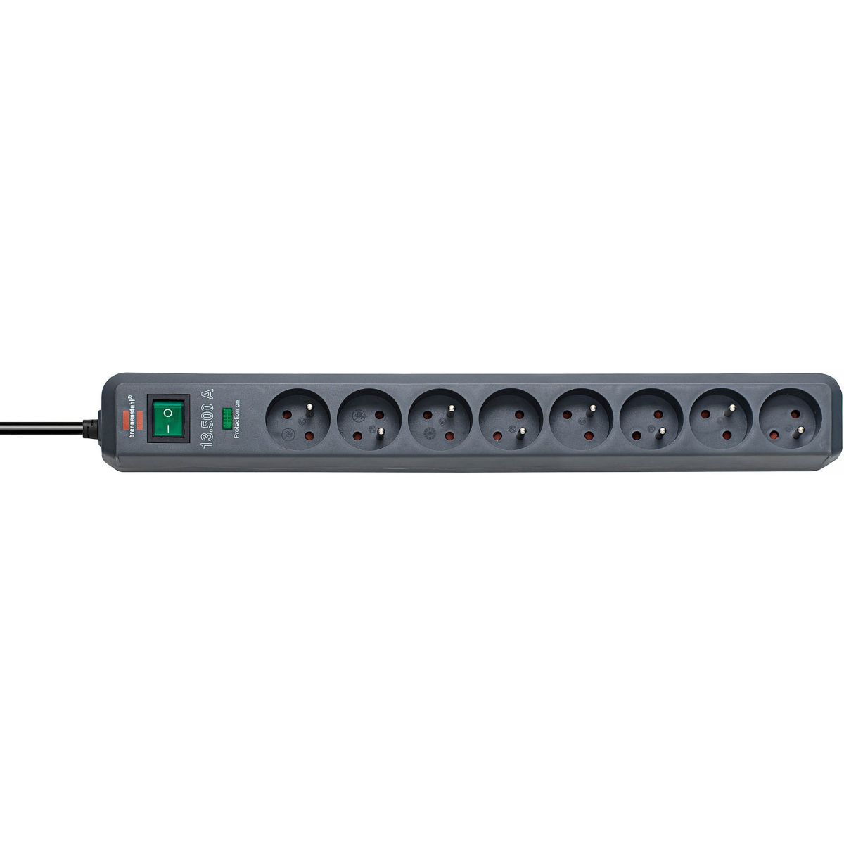 Multiprise BRENNENSTUHL 8 PRISES ANTHRACITE 1,4M H05VV-F3G1,5 (photo) Multiprise BRENNENSTUHL 8 PRISES ANTHRACITE 1,4M H05VV-F3G1,5 (photo)