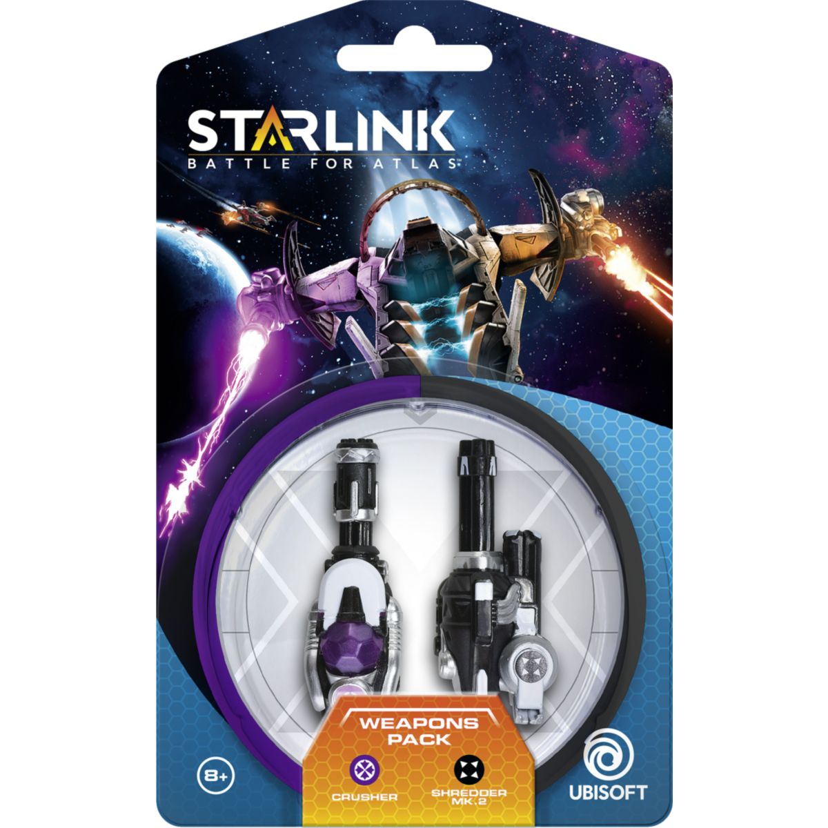 Jouet connecté UBISOFT Starlink Pack d'armes Crusher + Shredder (photo) Jouet connecté UBISOFT Starlink Pack d'armes Crusher + Shredder (photo)
