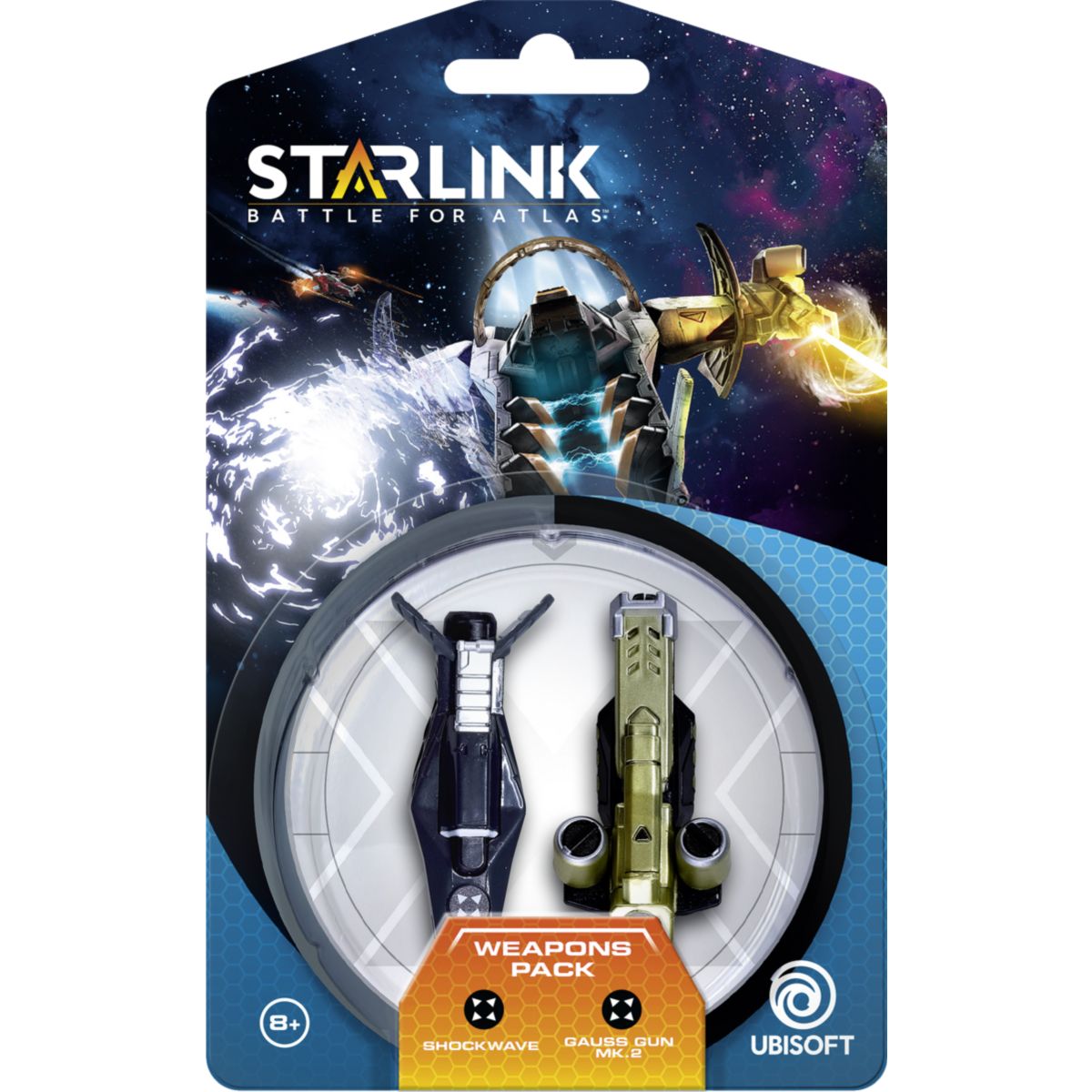 Jouet connecté UBISOFT Starlink Pack d'armes Shockwave + Gauss (photo) Jouet connecté UBISOFT Starlink Pack d'armes Shockwave + Gauss (photo)
