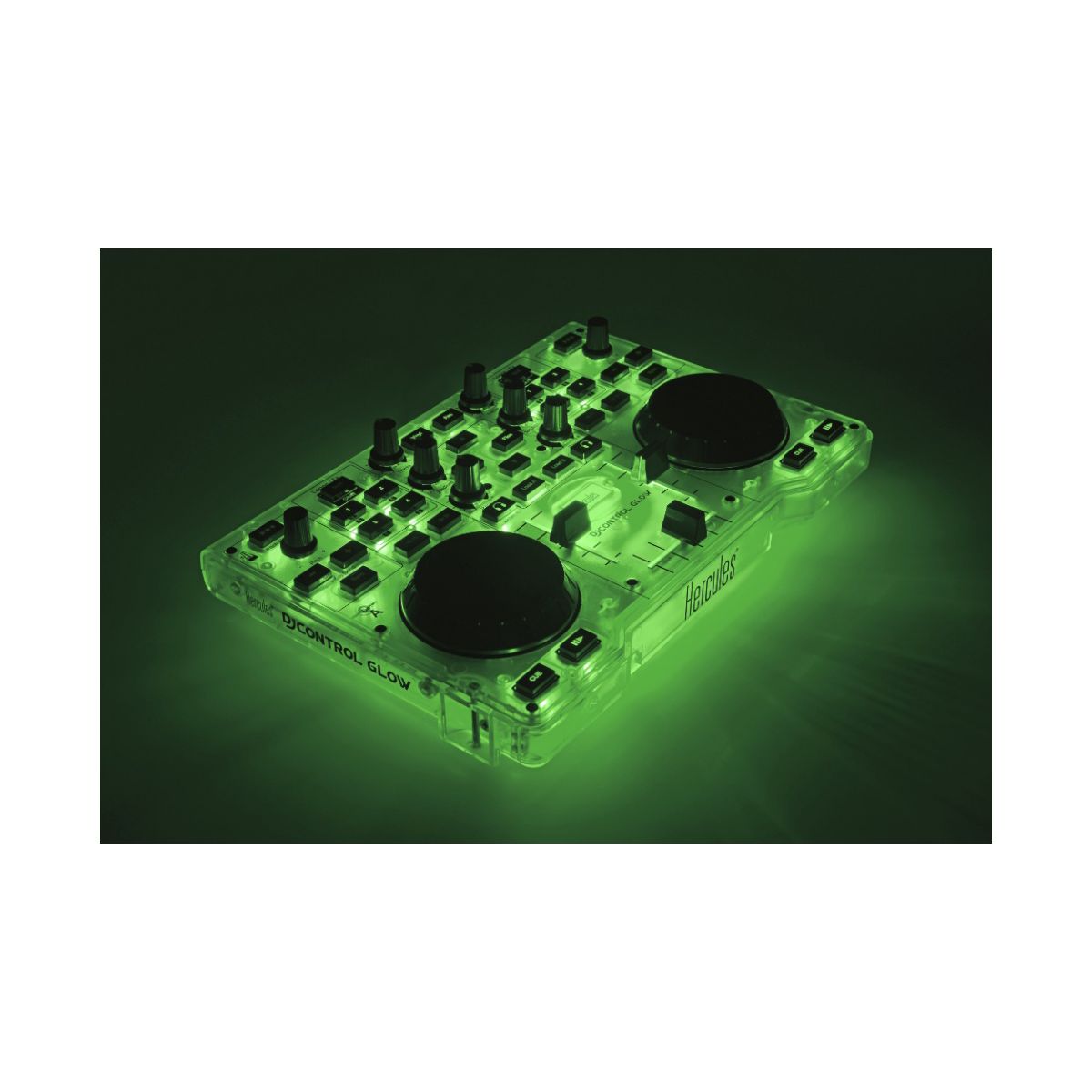 Table Mixage HERCULES DJCONTROL GLOW GREEN (photo) Table Mixage HERCULES DJCONTROL GLOW GREEN (photo)