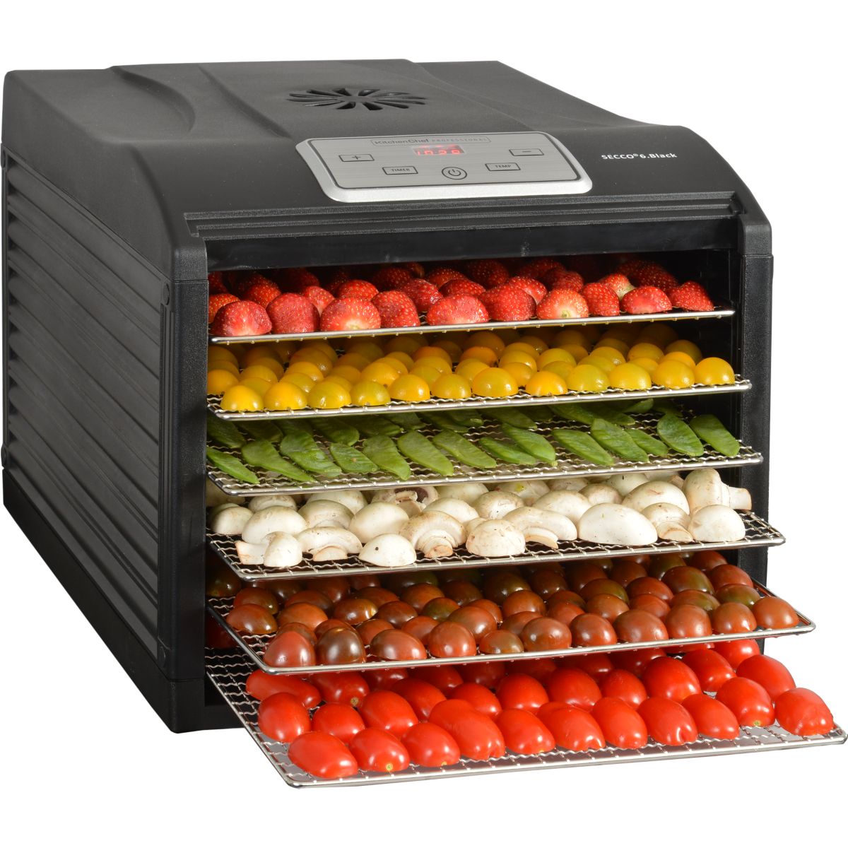 Déshydrateur KITCHEN CHEF Secco 6.Black