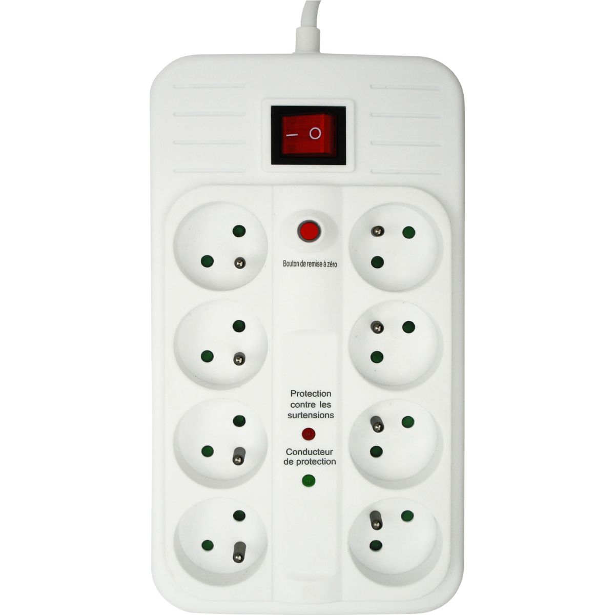 Parafoudre ESSENTIELB 8P Blanc (photo) Parafoudre ESSENTIELB 8P Blanc (photo)