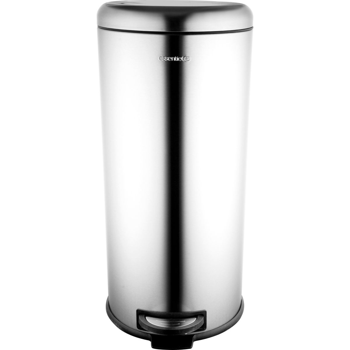 Poubelle ESSENTIELB ronde 30L Inox à péd (photo) Poubelle ESSENTIELB ronde 30L Inox à péd (photo)
