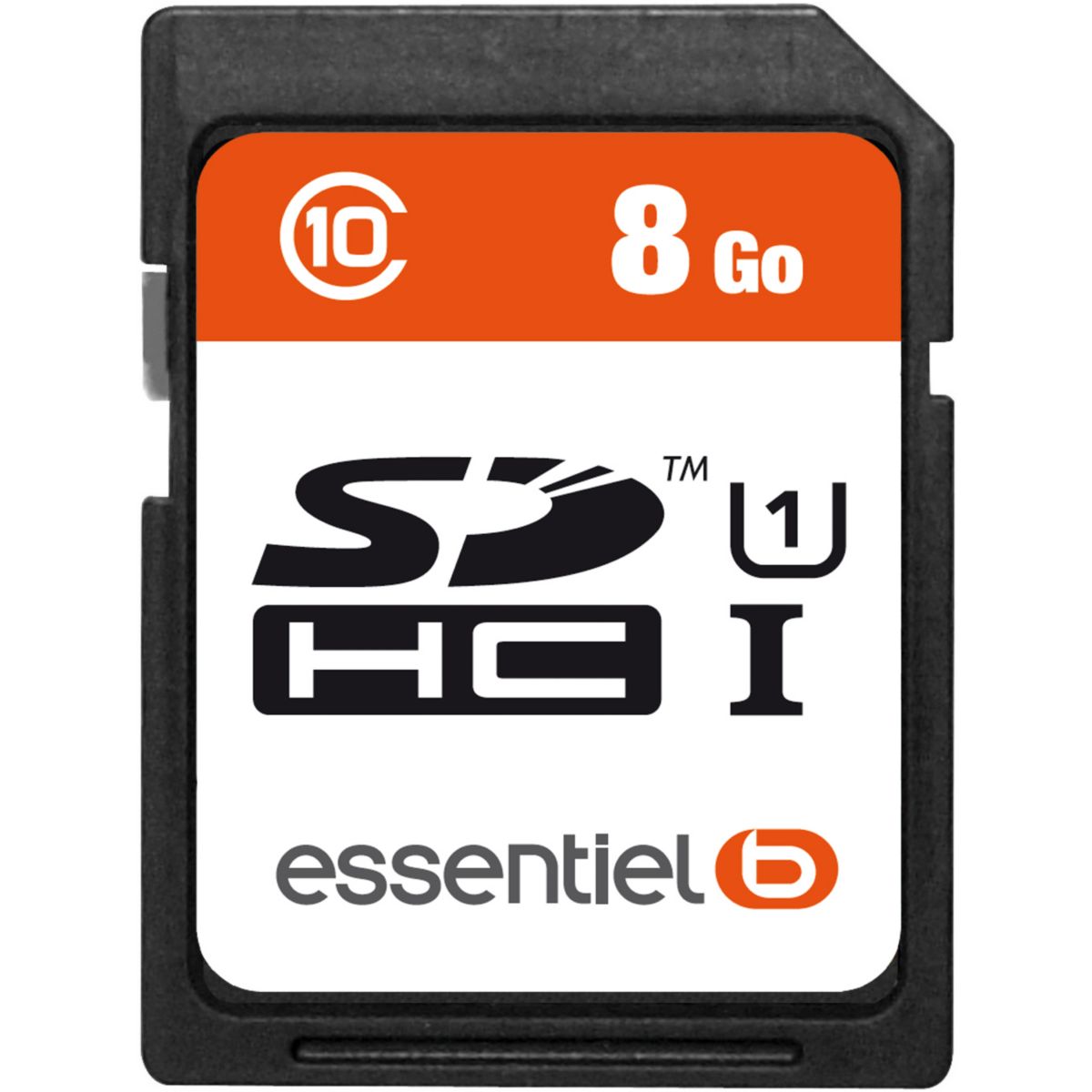 Carte SD ESSENTIELB 8Go SDHC Loisirs (photo) Carte SD ESSENTIELB 8Go SDHC Loisirs (photo)
