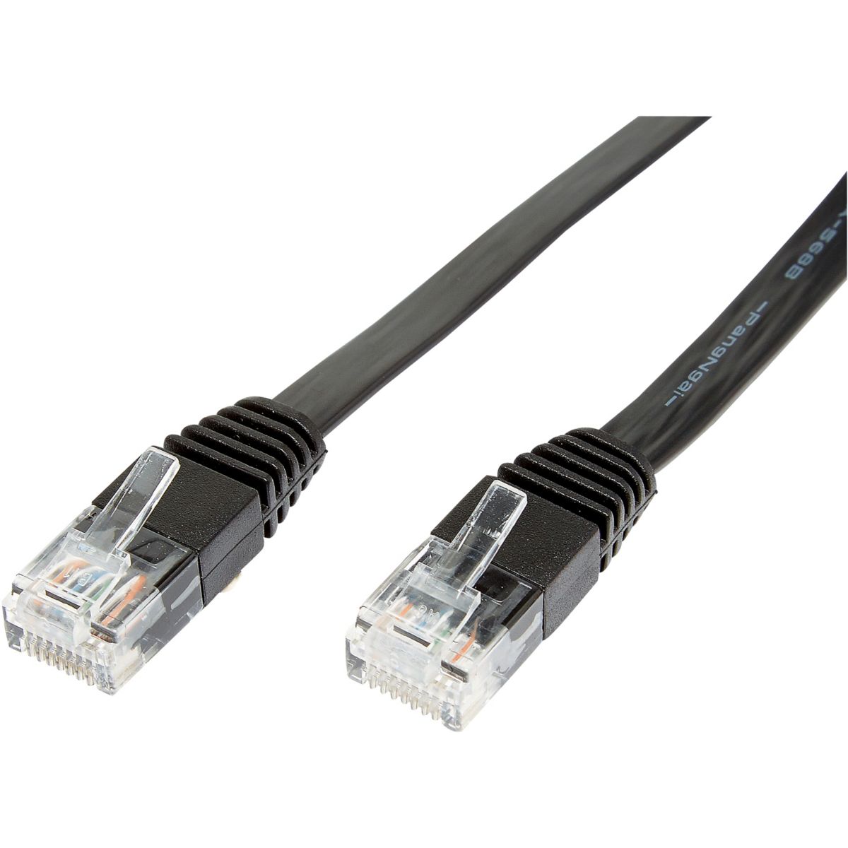 Câble Ethernet ESSENTIELB 10M Plat CAT6 noir (photo) Câble Ethernet ESSENTIELB 10M Plat CAT6 noir (photo)