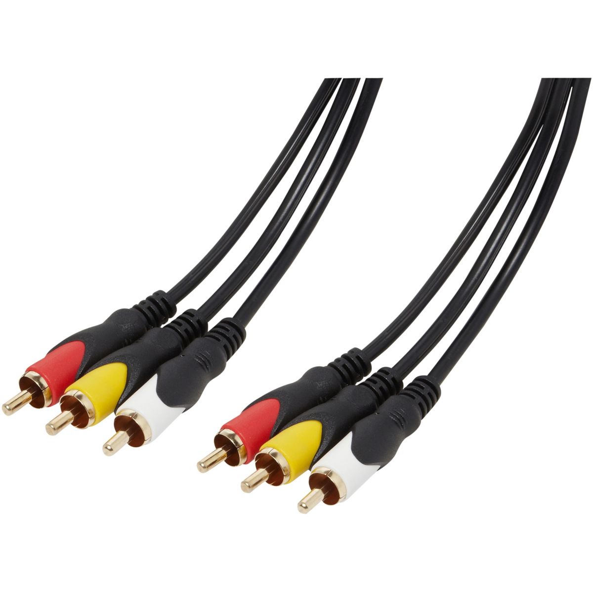 Câble ESSENTIELB Camescope 2M 3RCA/3RCA (photo) Câble ESSENTIELB Camescope 2M 3RCA/3RCA (photo)