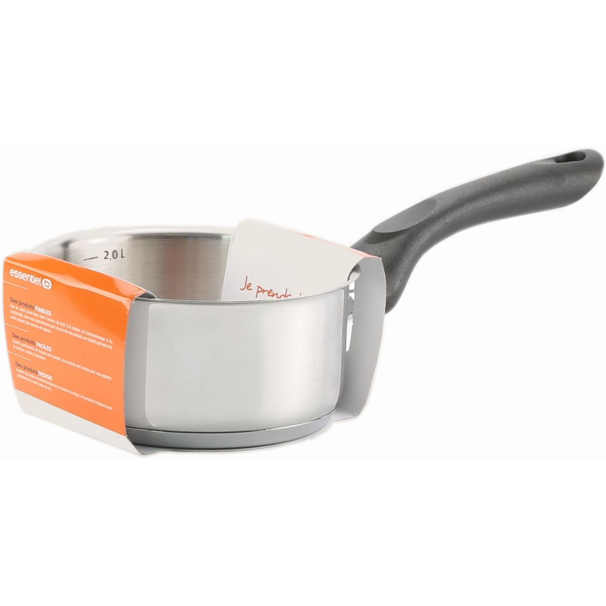 Casserole ESSENTIELB Inox Tratto diam 20 cm