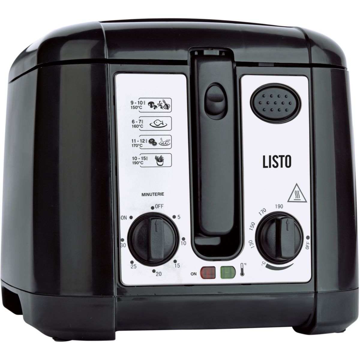 Friteuse LISTO friteuse Electrique Noire (photo) Friteuse LISTO friteuse Electrique Noire (photo)