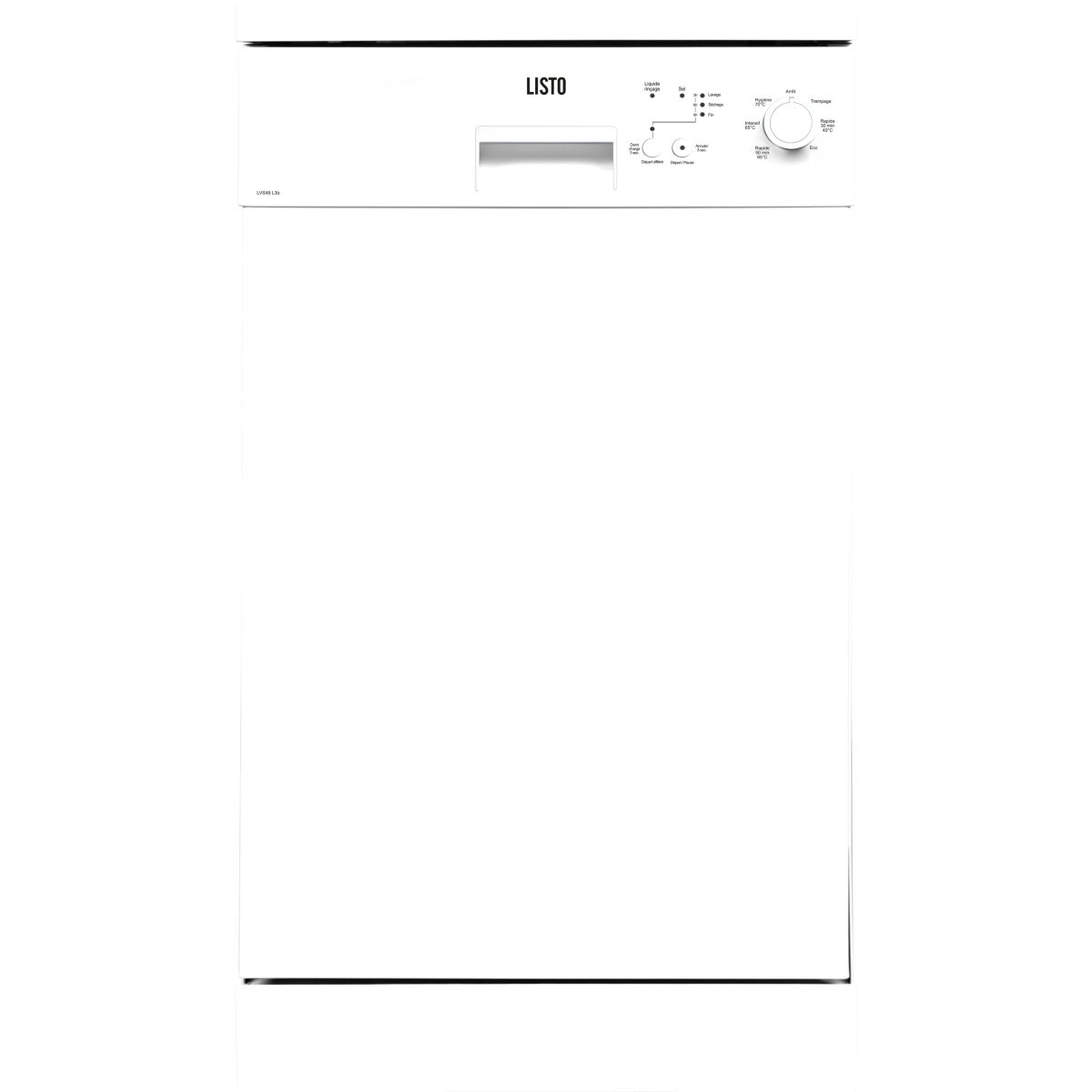 Lave vaisselle 45 cm LISTO LVS49 L3 blanc