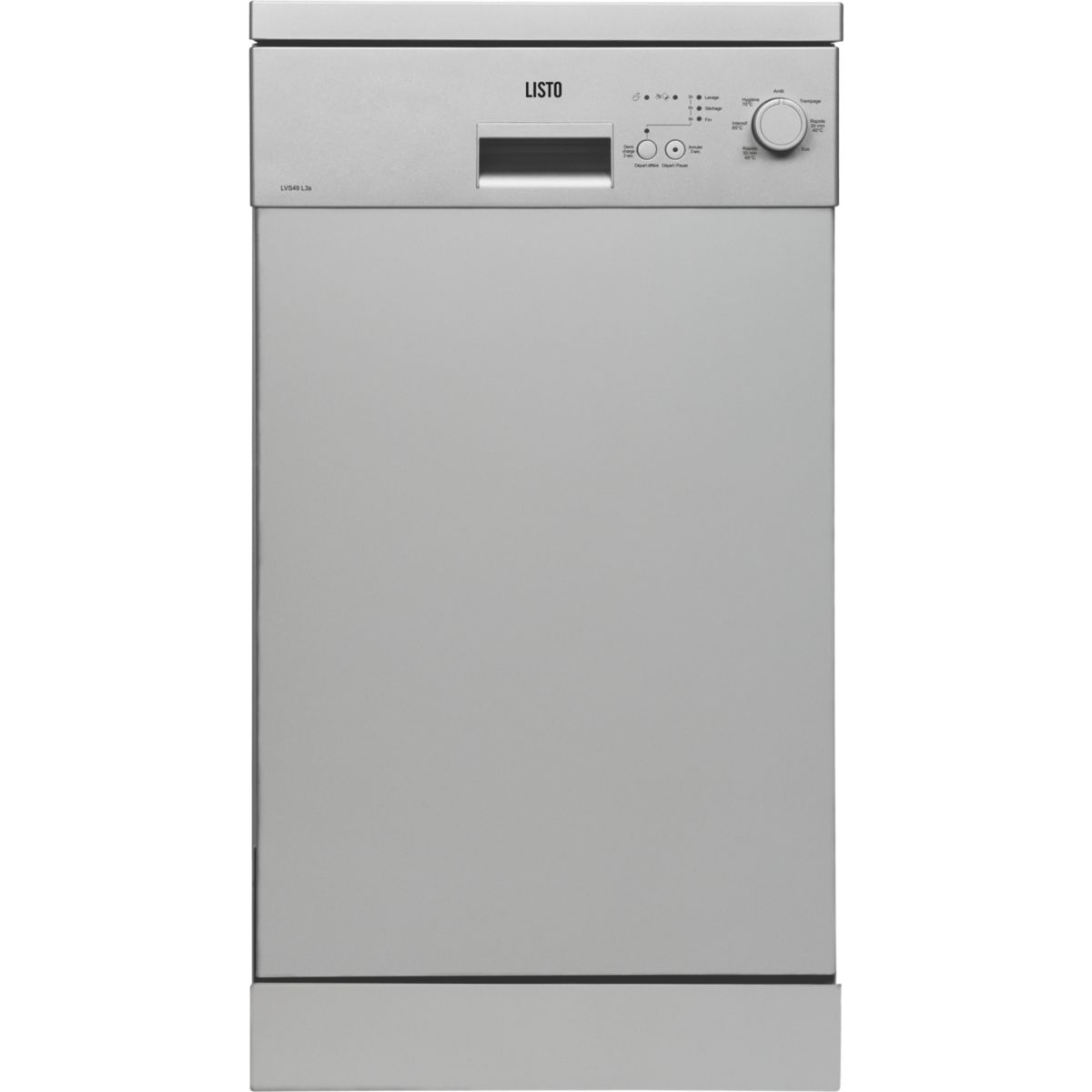 Lave vaisselle 45 cm LISTO LVS49 L3 Silver