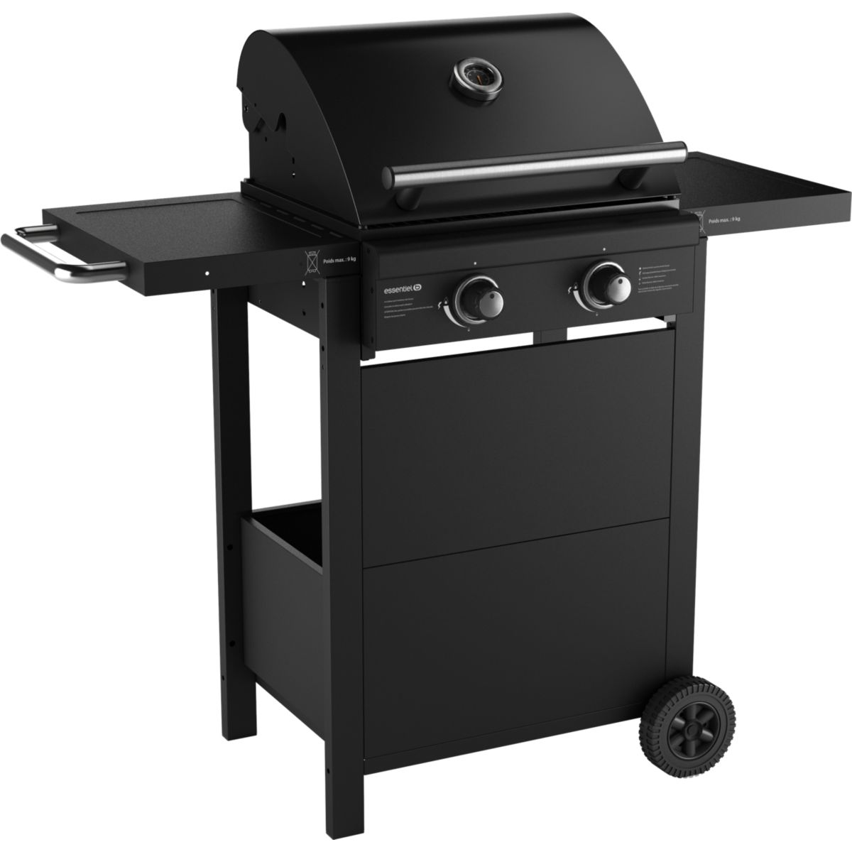 Barbec Gaz ESSENTIELB EBGZ 3 avec housse (photo) Barbec Gaz ESSENTIELB EBGZ 3 avec housse (photo)