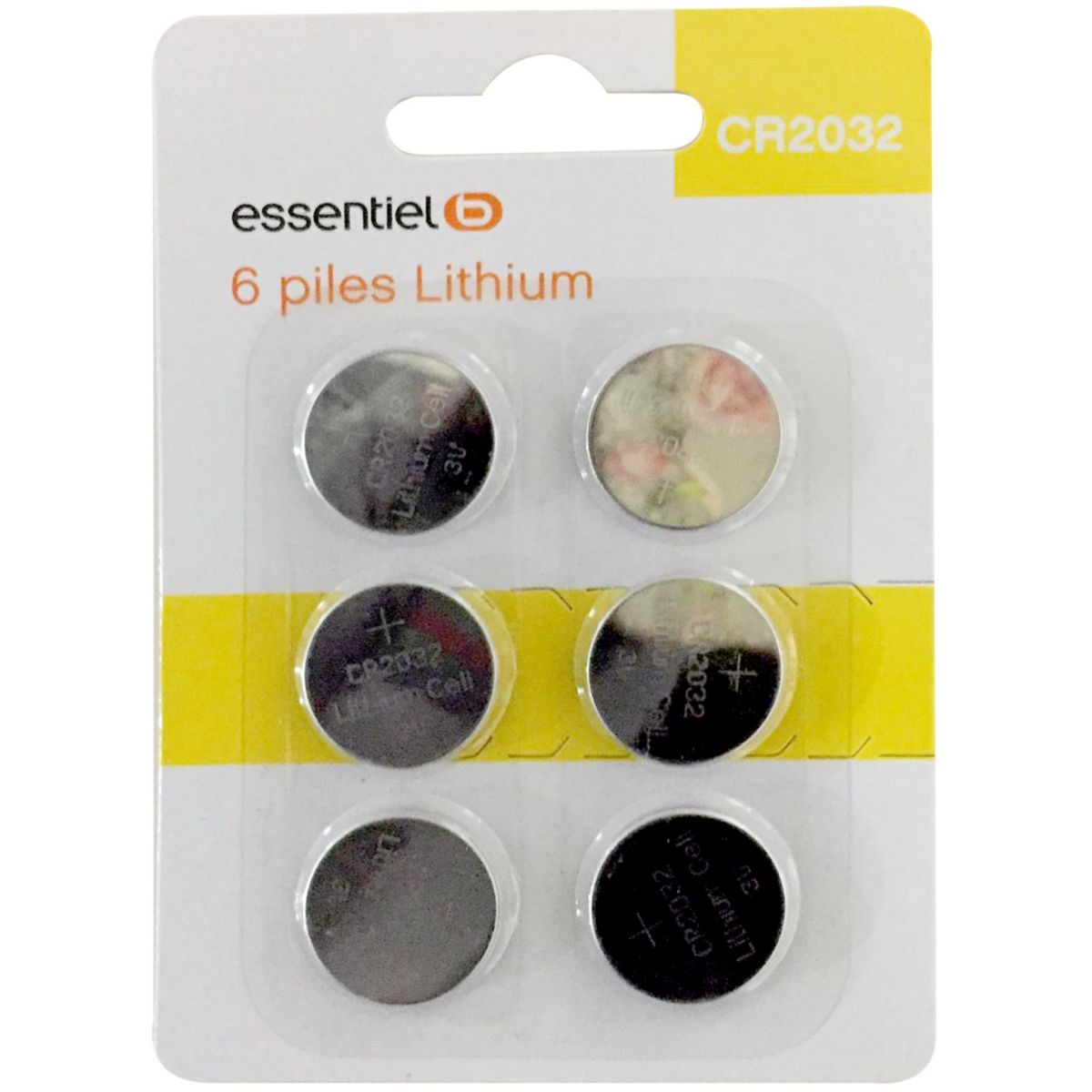 Pile ESSENTIELB Pack de 6 piles bouton C (photo) Pile ESSENTIELB Pack de 6 piles bouton C (photo)