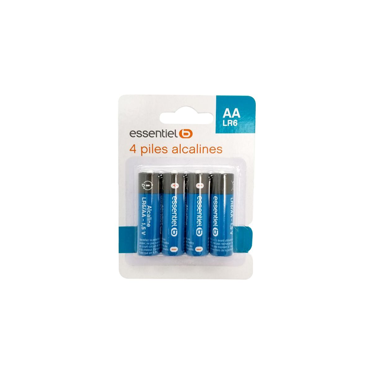 Pile ESSENTIELB 4 AA Alcaline LR06 (photo) Pile ESSENTIELB 4 AA Alcaline LR06 (photo)