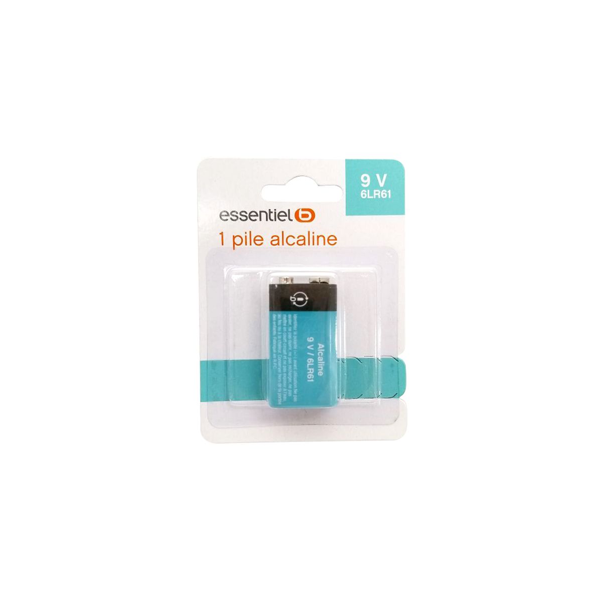 Pile ESSENTIELB 9 Volts / 6LR61 / 6AM6 (photo) Pile ESSENTIELB 9 Volts / 6LR61 / 6AM6 (photo)