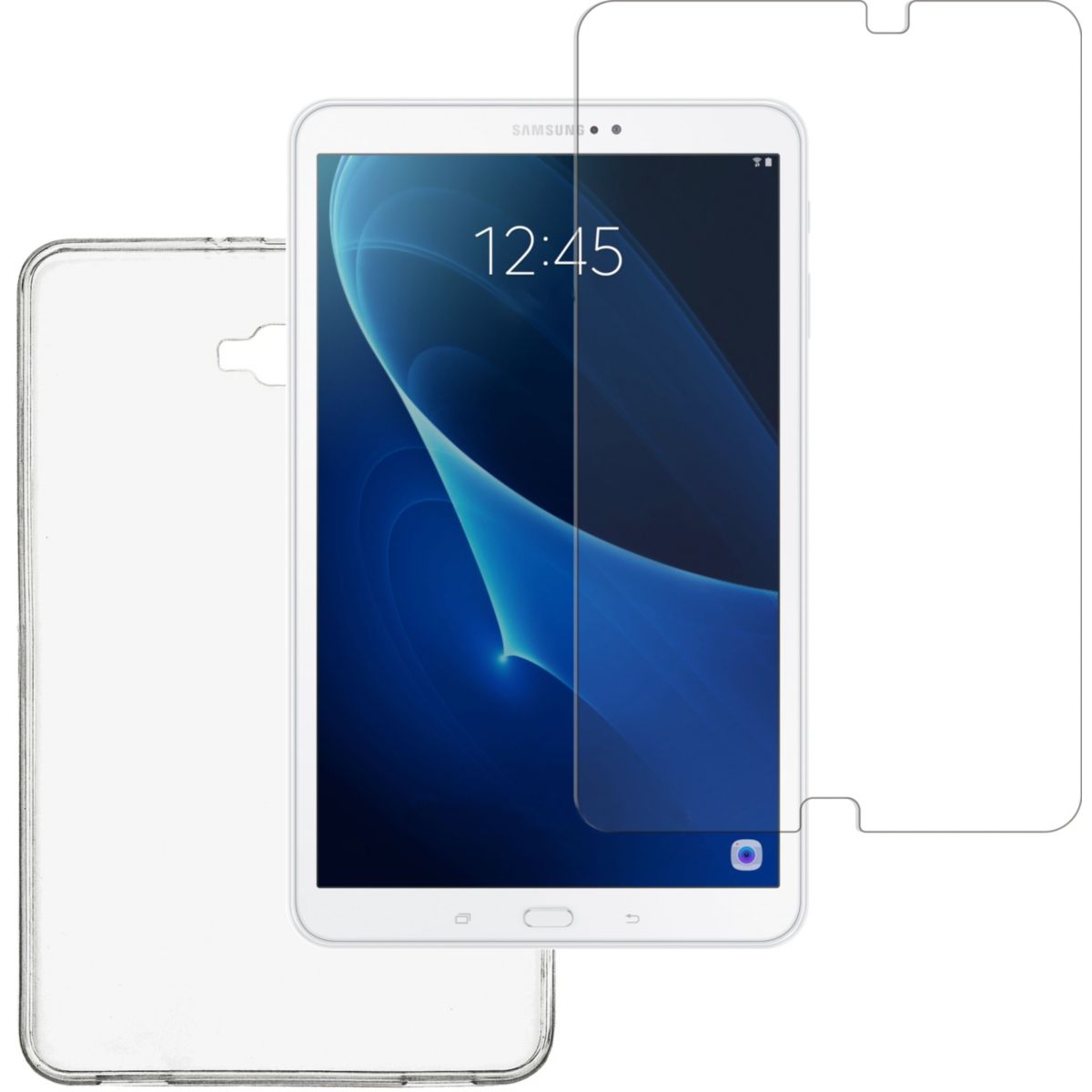Coque ESSENTIELB Tab A 10.1 Coque souple + verre trempé (photo) Coque ESSENTIELB Tab A 10.1 Coque souple + verre trempé (photo)