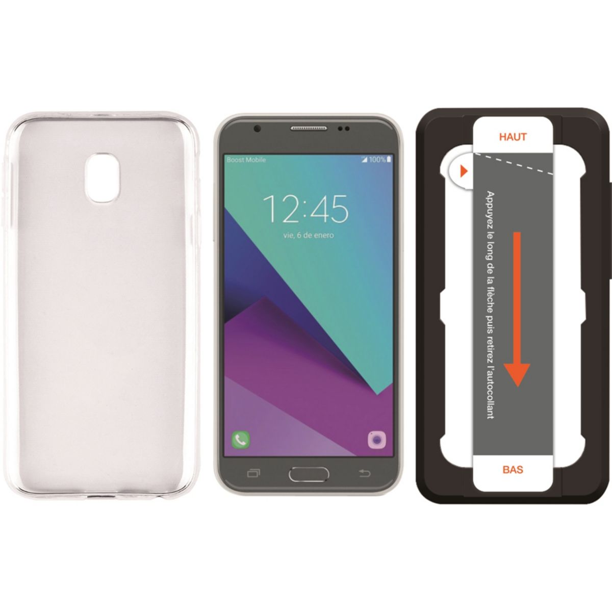 Coque + Protège écran ESSENTIELB J5 2017 Coque+Verre trempé+Applicateur (photo) Coque + Protège écran ESSENTIELB J5 2017 Coque+Verre trempé+Applicateur (photo)