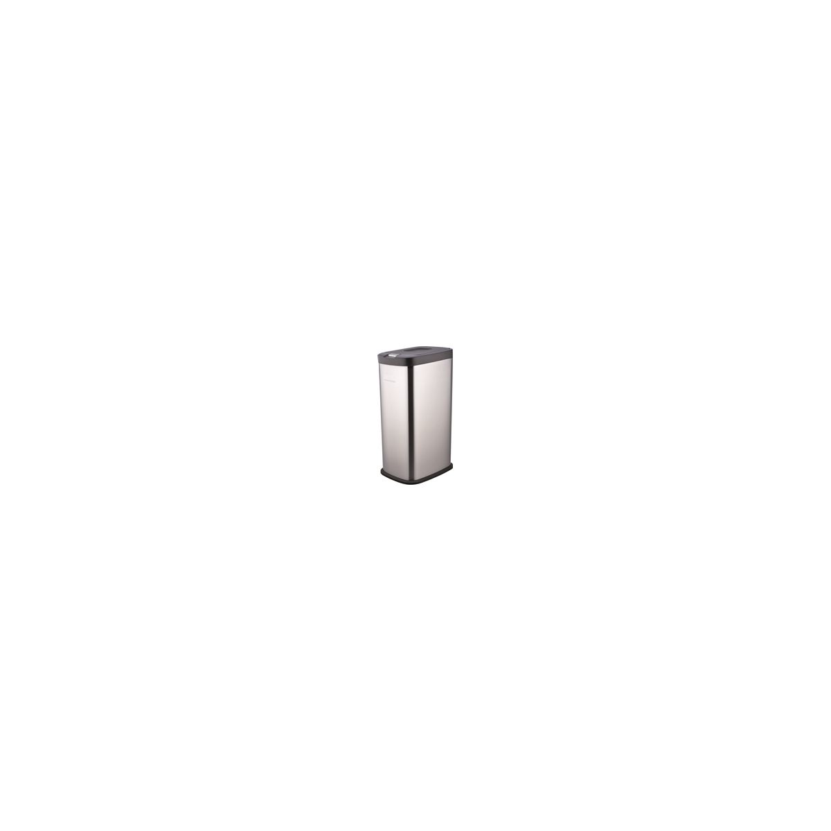 Poubelle manuelle ESSENTIELB 40L push inox brossé