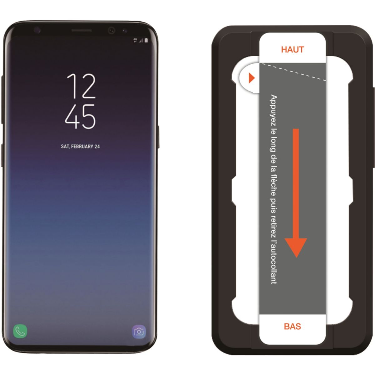 Coque + Protège écran ESSENTIELB S9+ verre trempé 3D incurvé+Applicateur (photo) Coque + Protège écran ESSENTIELB S9+ verre trempé 3D incurvé+Applicateur (photo)