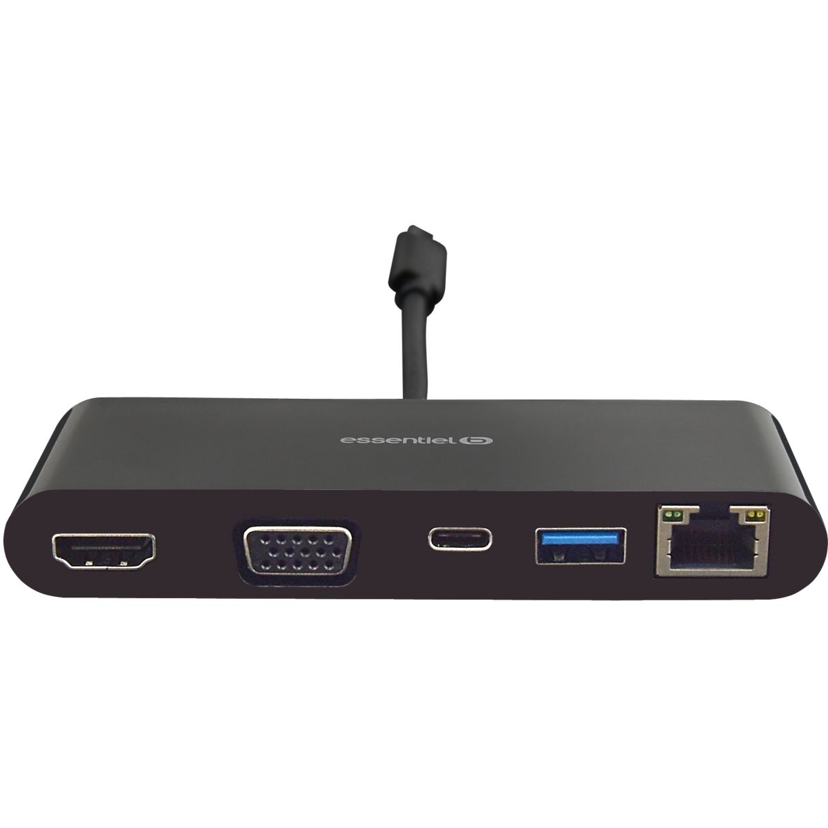 Adaptateur VGA ESSENTIELB Hub USB - Type C (photo) Adaptateur VGA ESSENTIELB Hub USB - Type C (photo)