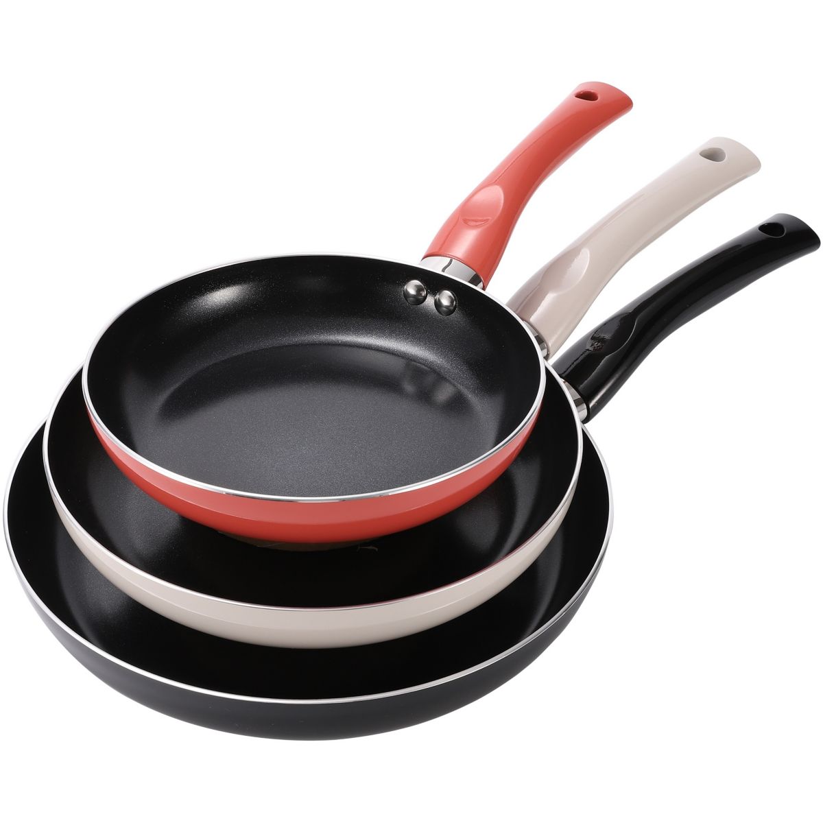 Batterie de cuisine ESSENTIELB 3 poeles 20-24-28cm Céramico
