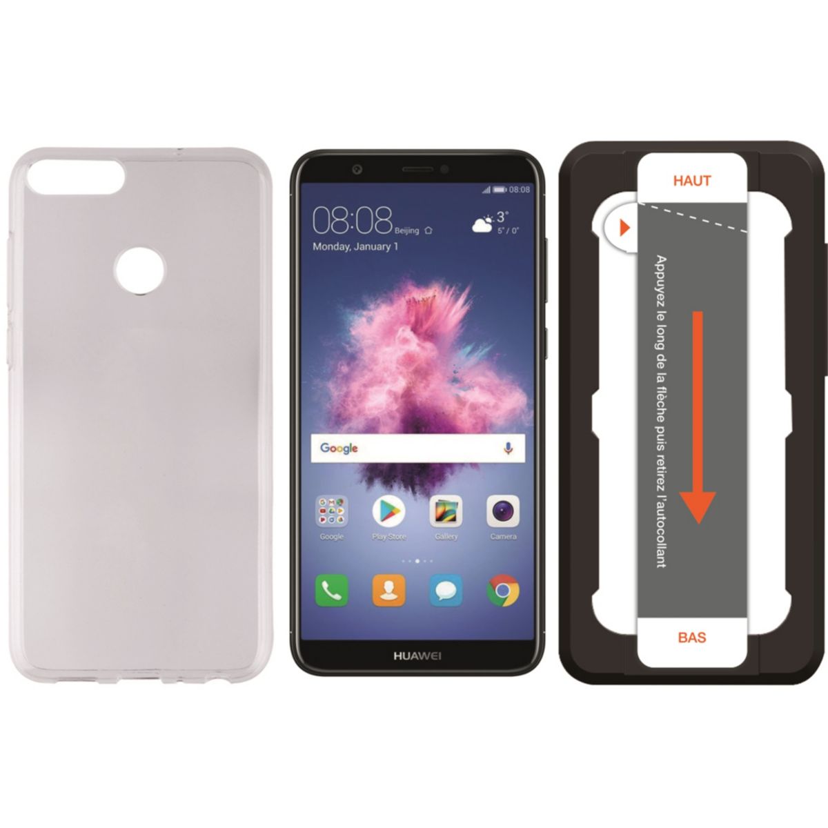 Coque + Protège écran ESSENTIELB P Smart coque + verre trempé (photo) Coque + Protège écran ESSENTIELB P Smart coque + verre trempé (photo)