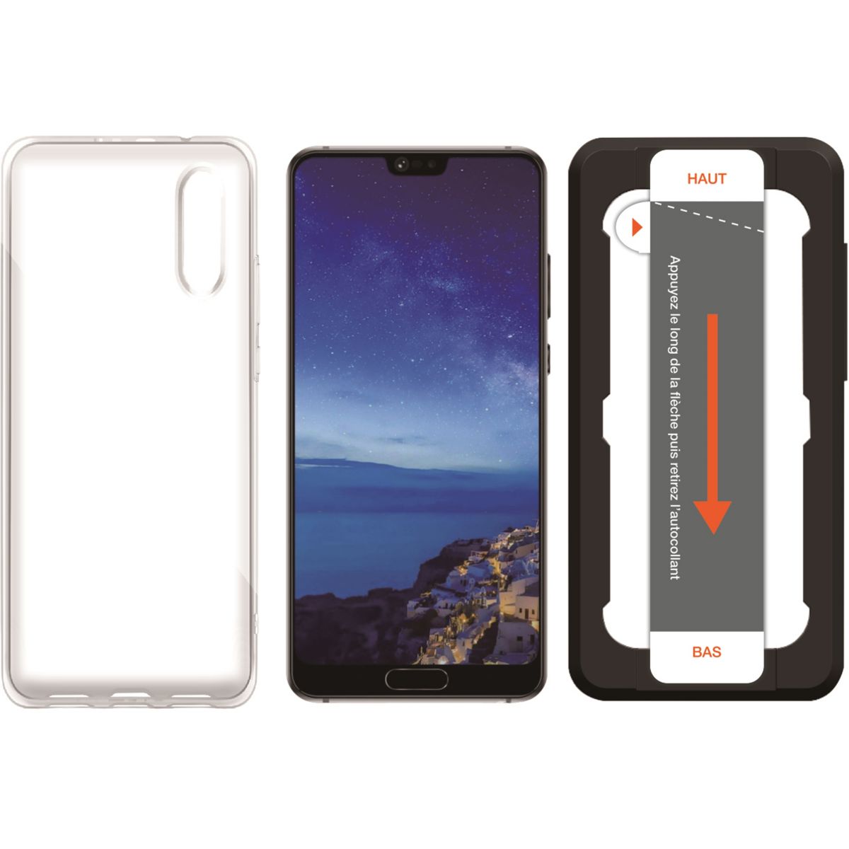 Coque + Protège écran ESSENTIELB P20 Coque + Verre trempé + Applicateur (photo) Coque + Protège écran ESSENTIELB P20 Coque + Verre trempé + Applicateur (photo)