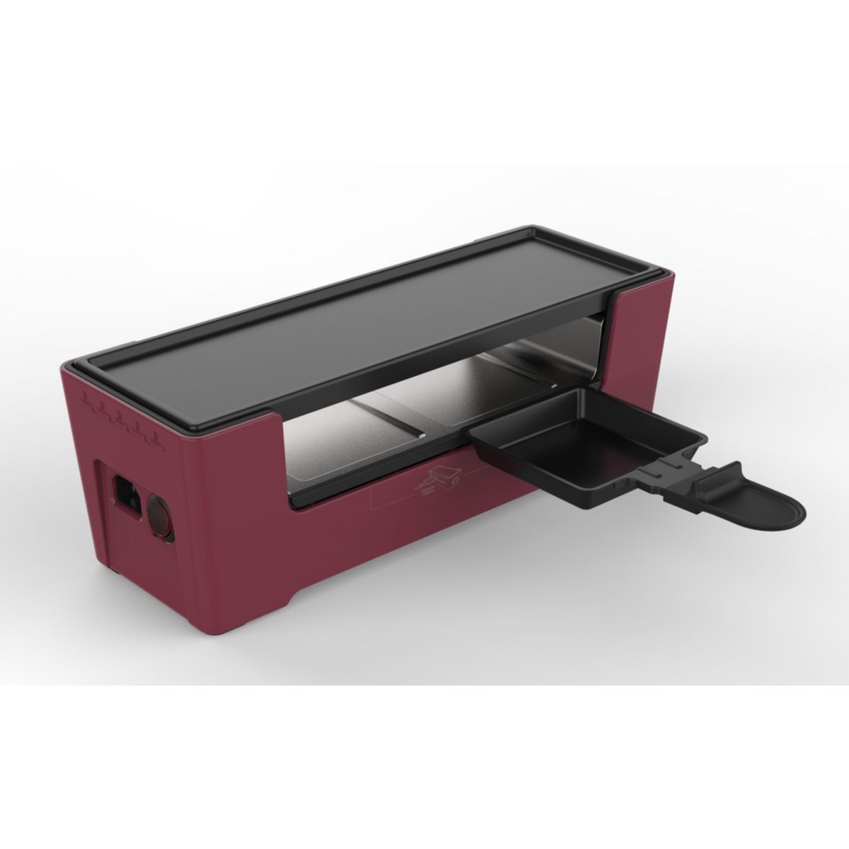 Raclette ESSENTIELB Multiplug rouge