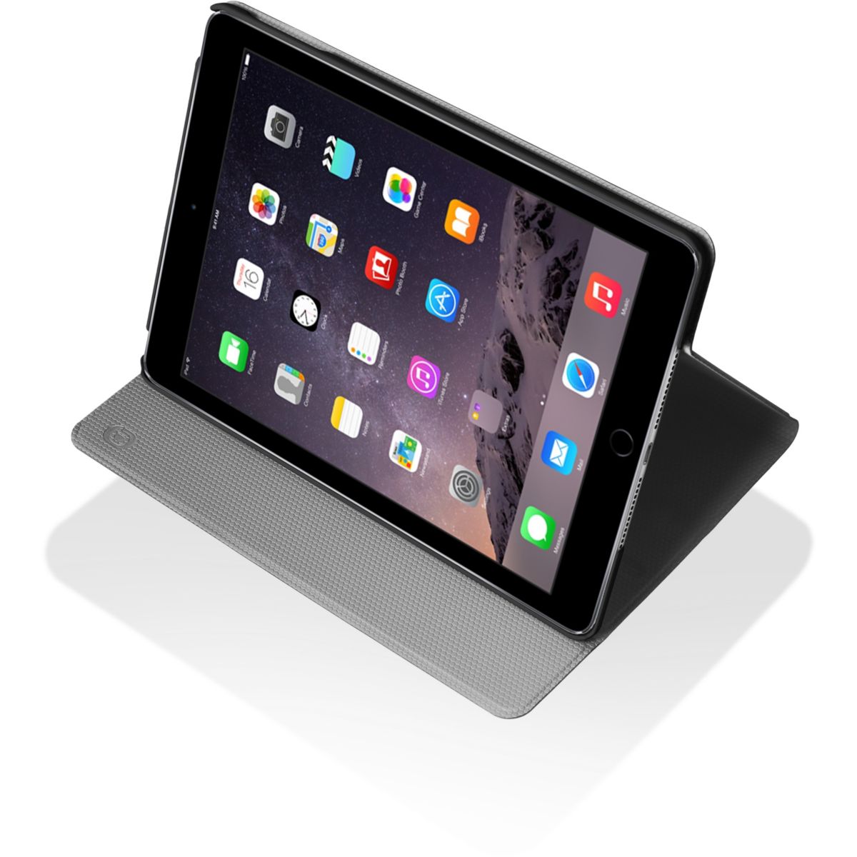 Etui ESSENTIELB iPad Air 2 Stand noir (photo) Etui ESSENTIELB iPad Air 2 Stand noir (photo)