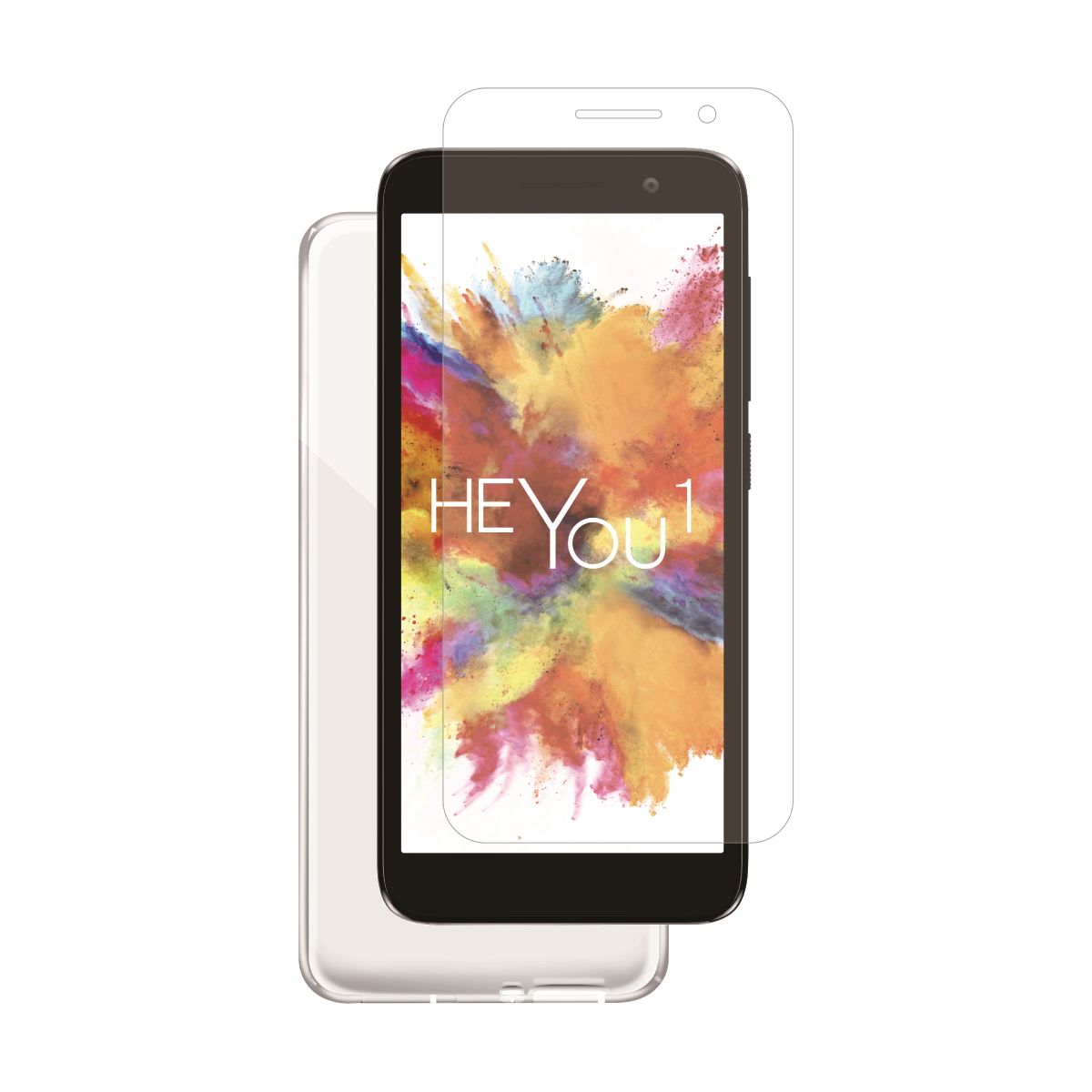 Coque + Protège écran ESSENTIELB HEYou 1 TG + Coque + Appli (photo) Coque + Protège écran ESSENTIELB HEYou 1 TG + Coque + Appli (photo)