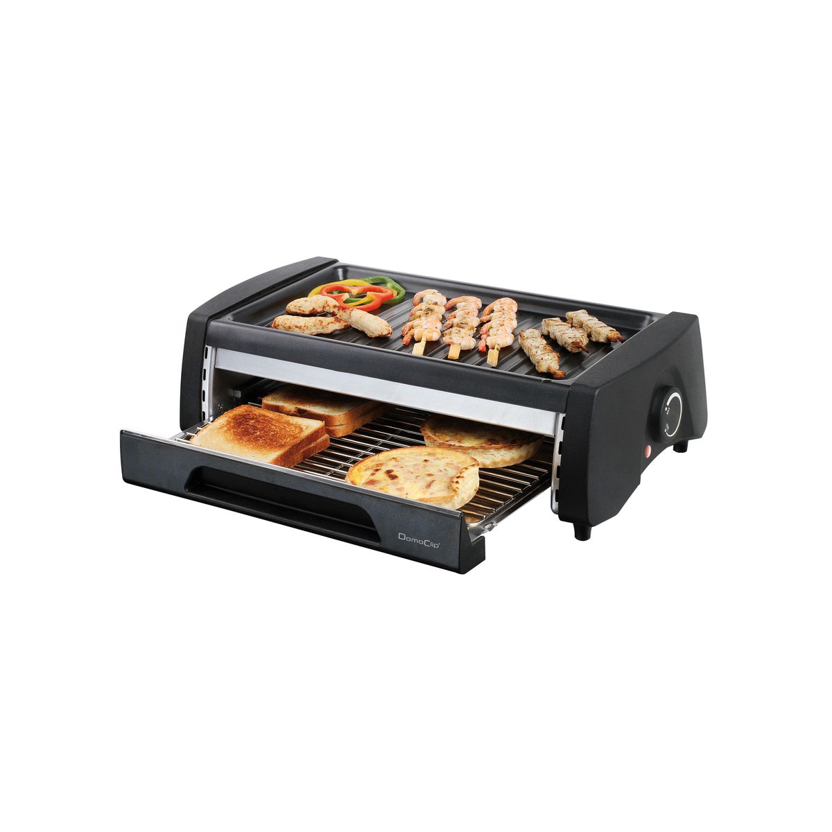 Plancha DOMOCLIP avec Grill mini four in (photo) Plancha DOMOCLIP avec Grill mini four in (photo)