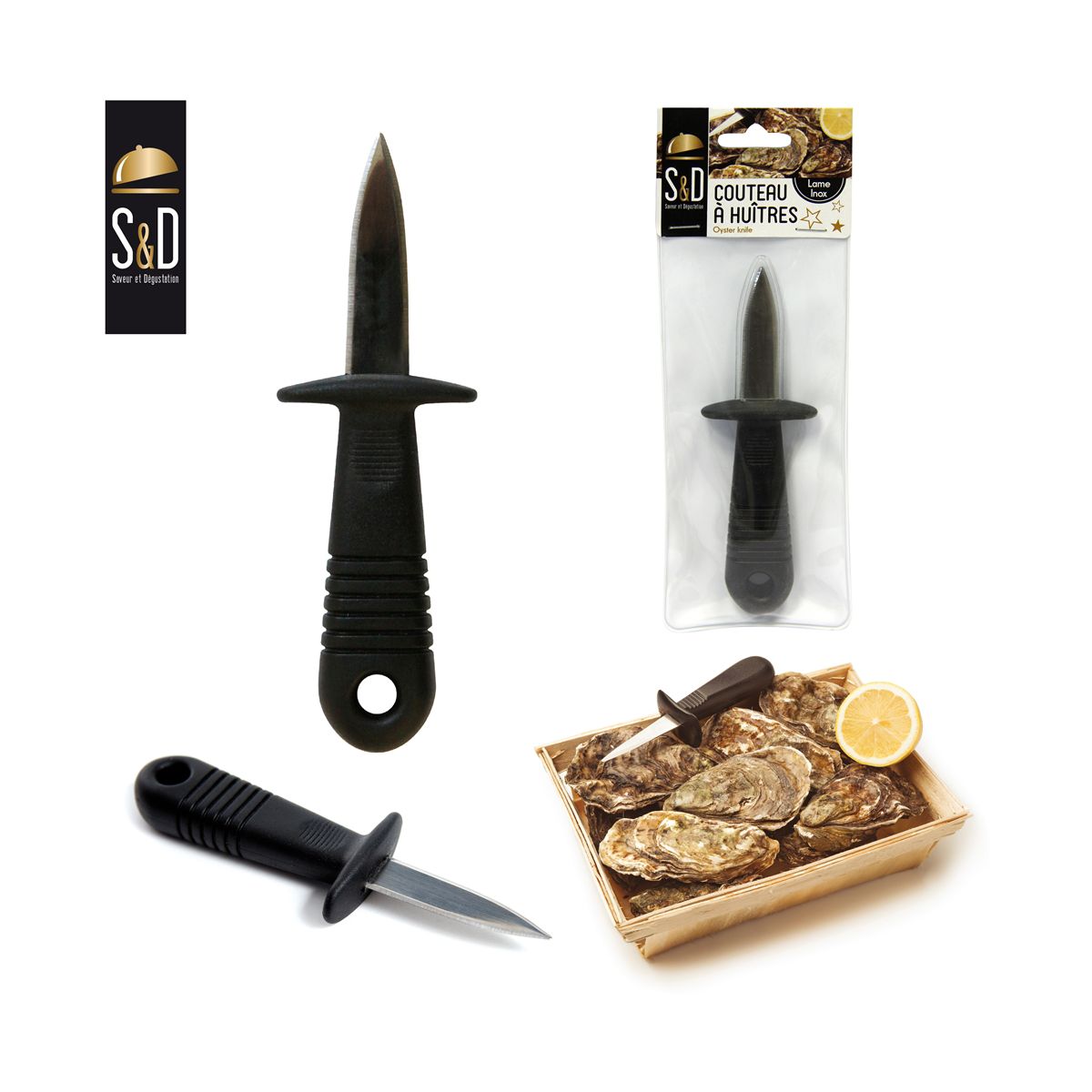 Couteau SAVEUR & DEGUSTATION à huîtres