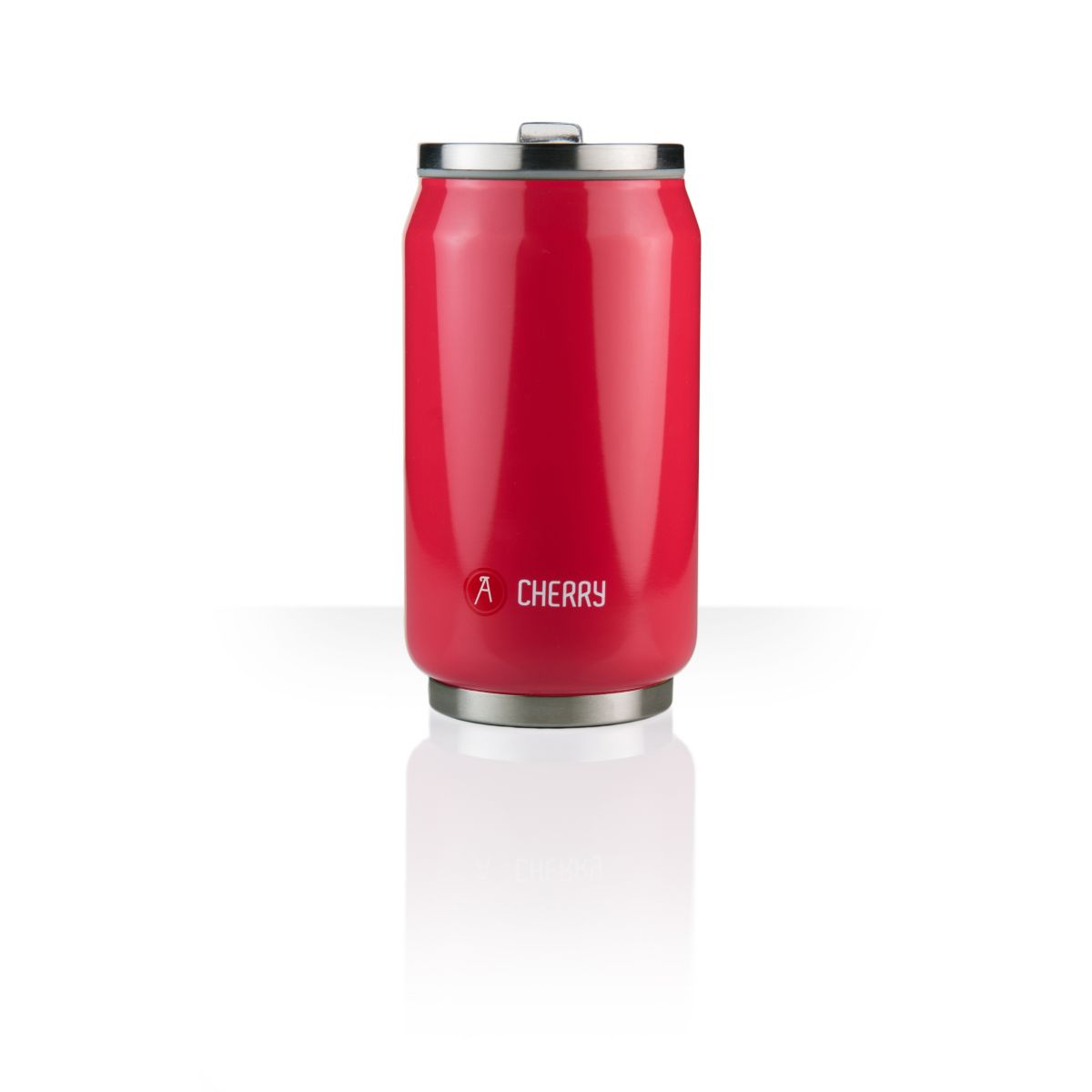 Mug isotherme LES ARTISTES Can'it rouge brillant 28cl A-1803