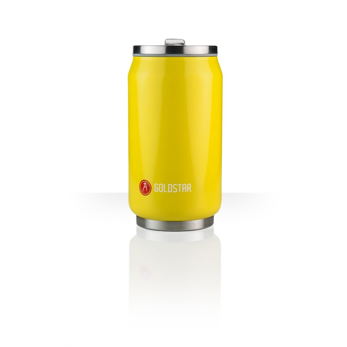Mug isotherme LES ARTISTES Can'it Jaune Glossy 28cl