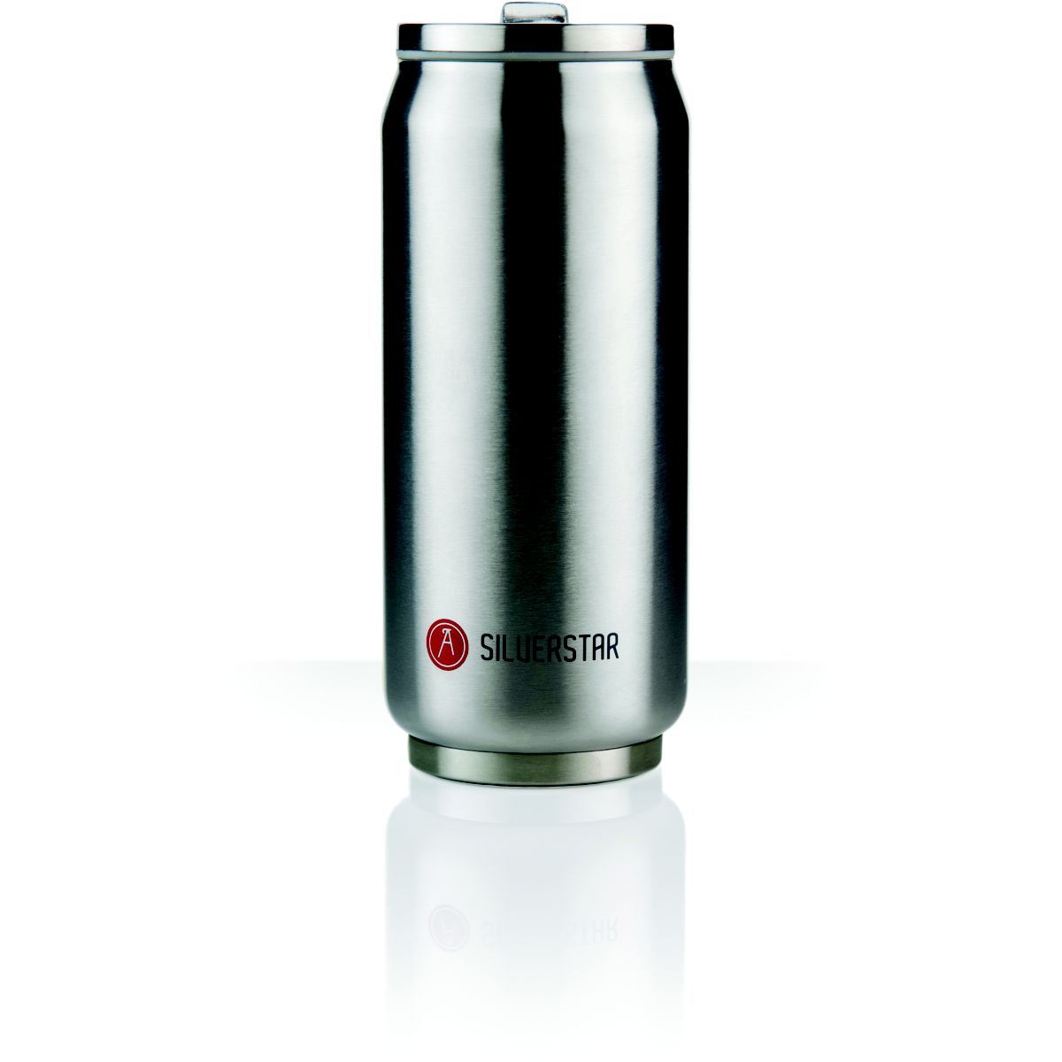 Mug isotherme LES ARTISTES Can'it metallic argent 50cl A-1811