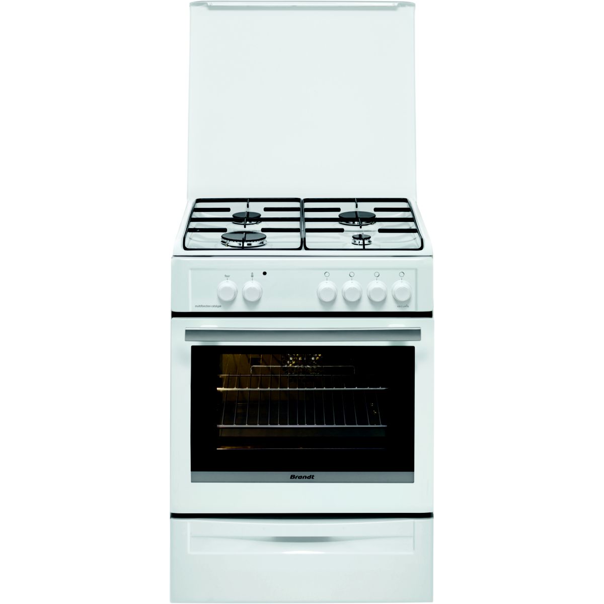 Cuisinière gaz BRANDT BCG6640W