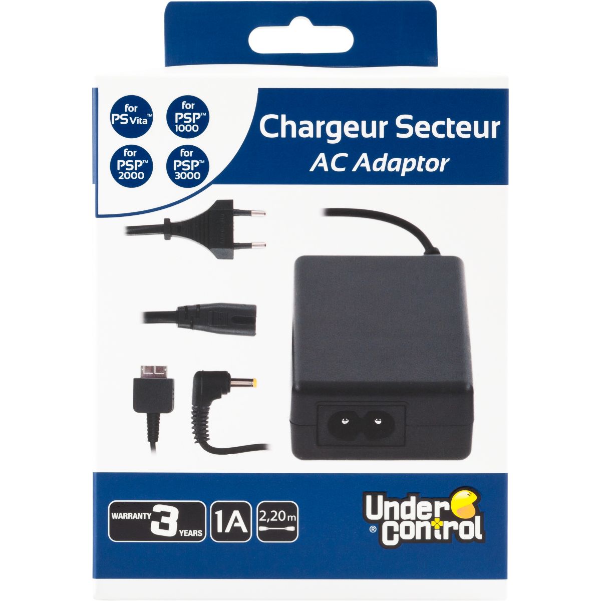 Chargeur UNDER CONTROL Chargeur PS Vita - PSP (photo) Chargeur UNDER CONTROL Chargeur PS Vita - PSP (photo)