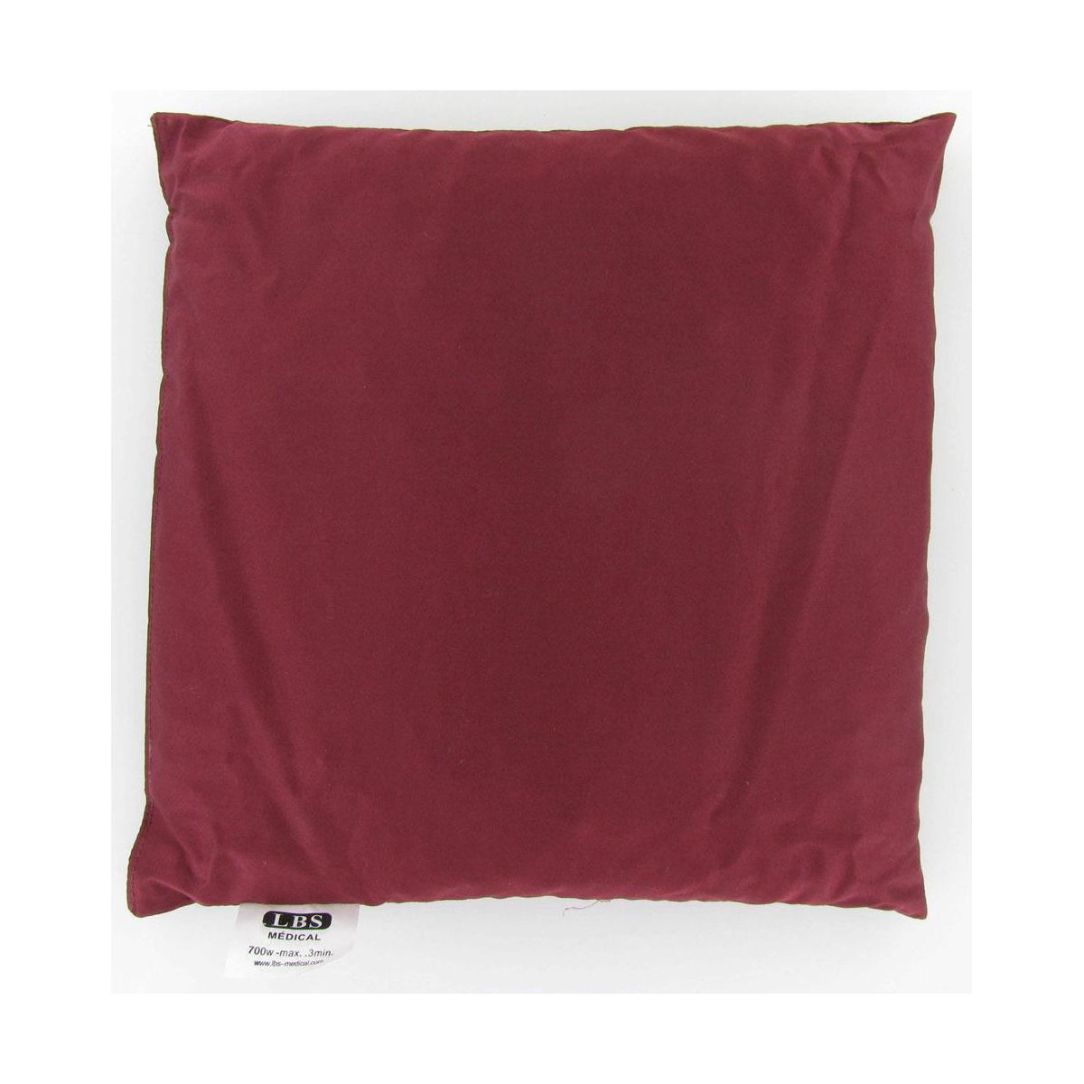 Coussin ergonomique LBS noyaux de cerises carré standard