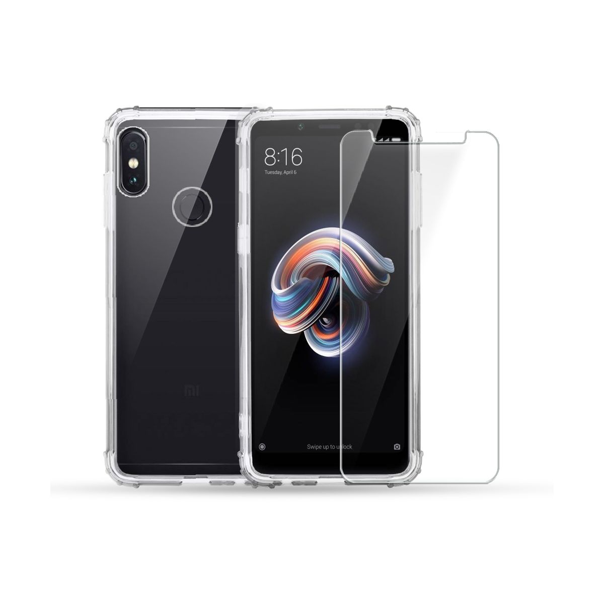 Coque + Protège écran IBROZ Xiaomi REDMI Note 5 Pack Coque + verre t (photo) Coque + Protège écran IBROZ Xiaomi REDMI Note 5 Pack Coque + verre t (photo)