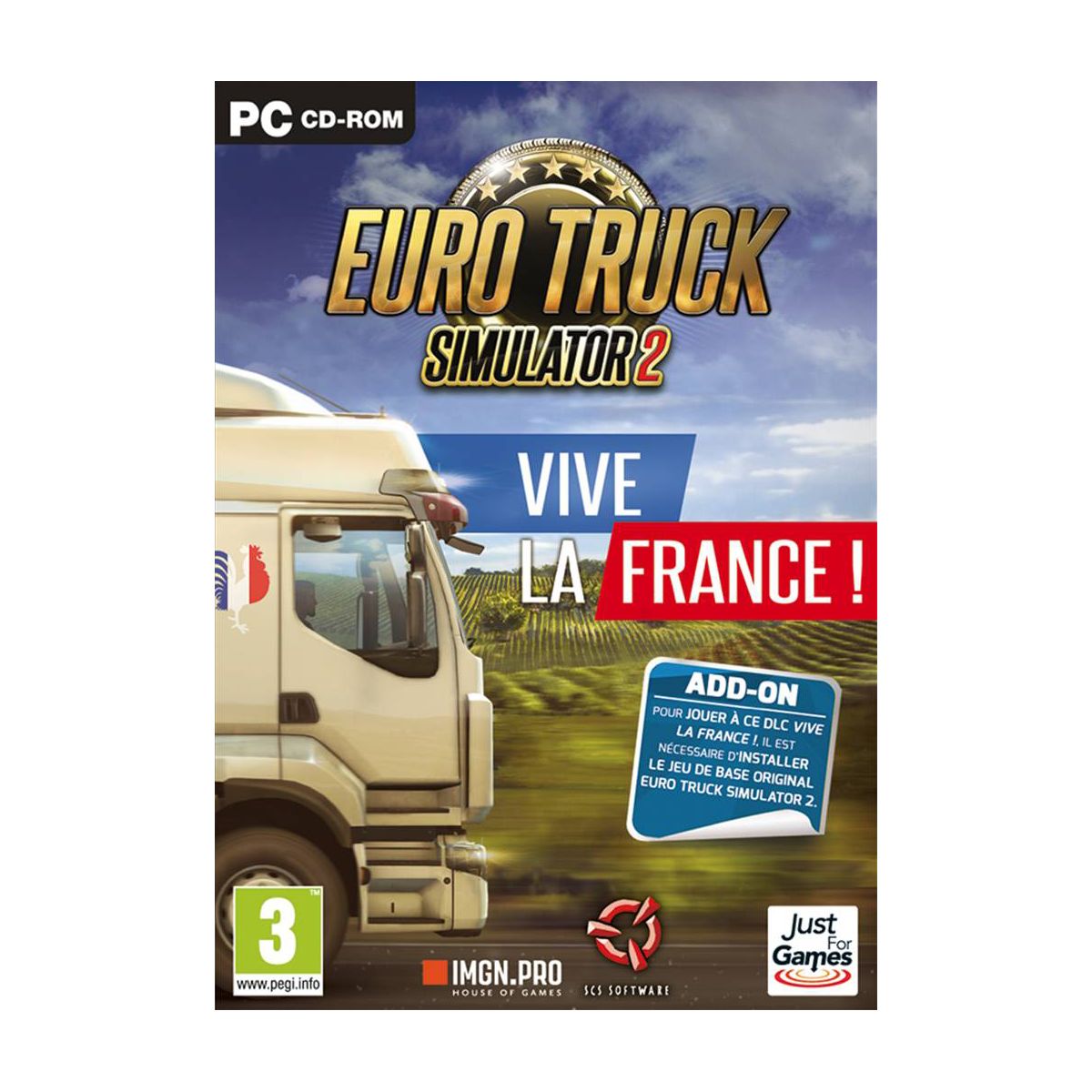 Jeu PC JUST FOR GAMES Euro Truck 2 Simulator - Vive la France (photo) Jeu PC JUST FOR GAMES Euro Truck 2 Simulator - Vive la France (photo)