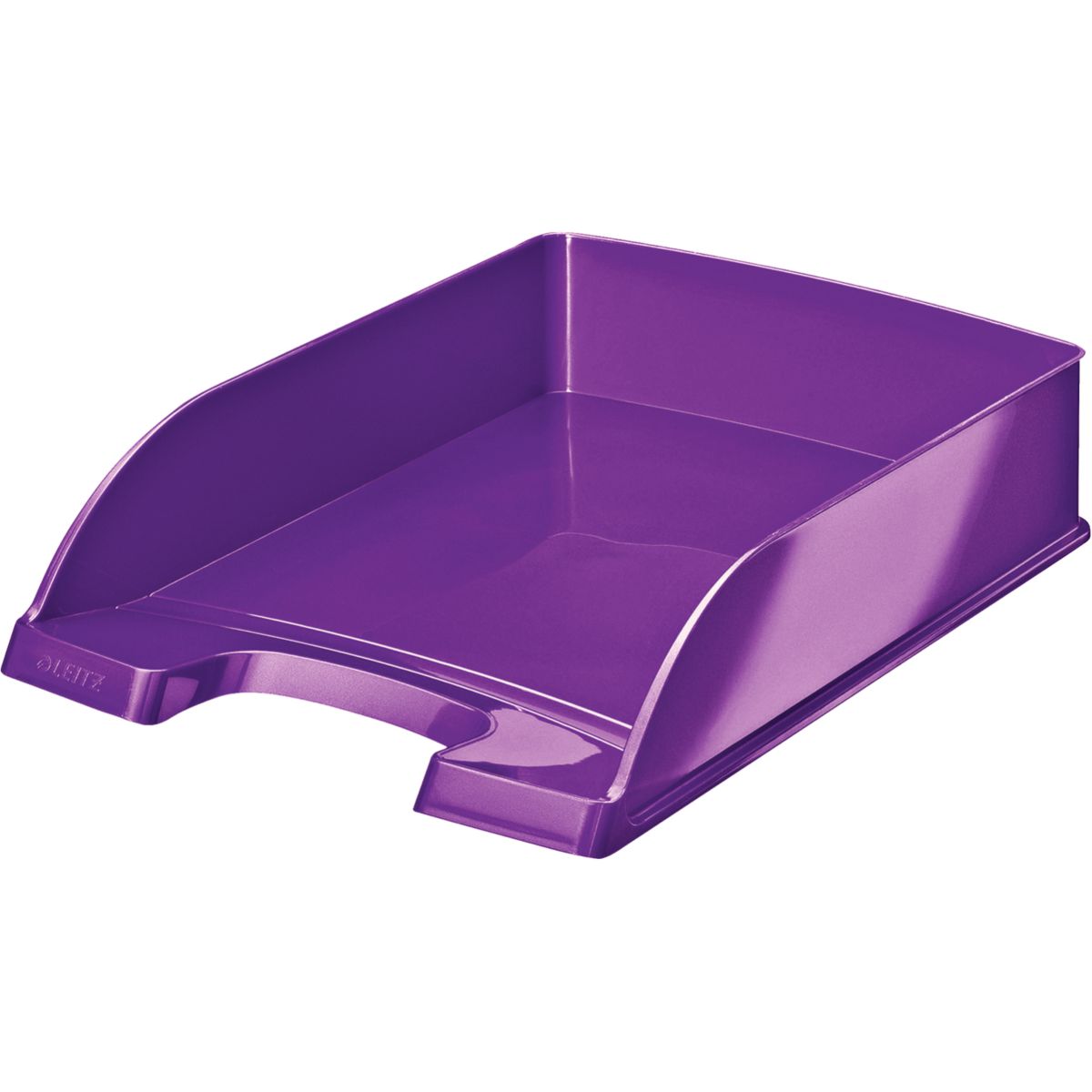 Bannette bureau LEITZ Corbeille courrier A4 WOW Violet (photo) Bannette bureau LEITZ Corbeille courrier A4 WOW Violet (photo)